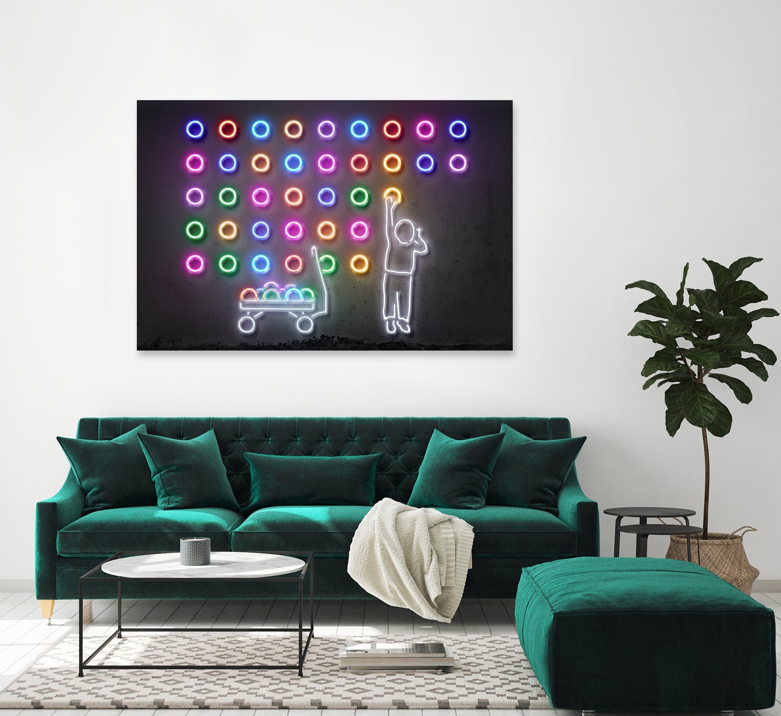 Dots by Octavian Mihai Mielu on GIANT ART - pink 3d art