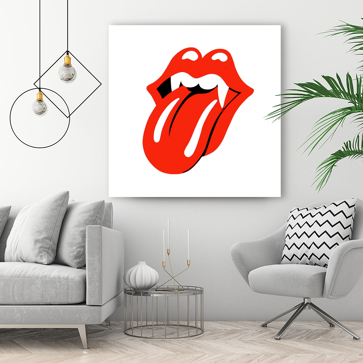 Rolling Stones vampire edition by Bekir Ceylan on GIANT ART - red digital painting
