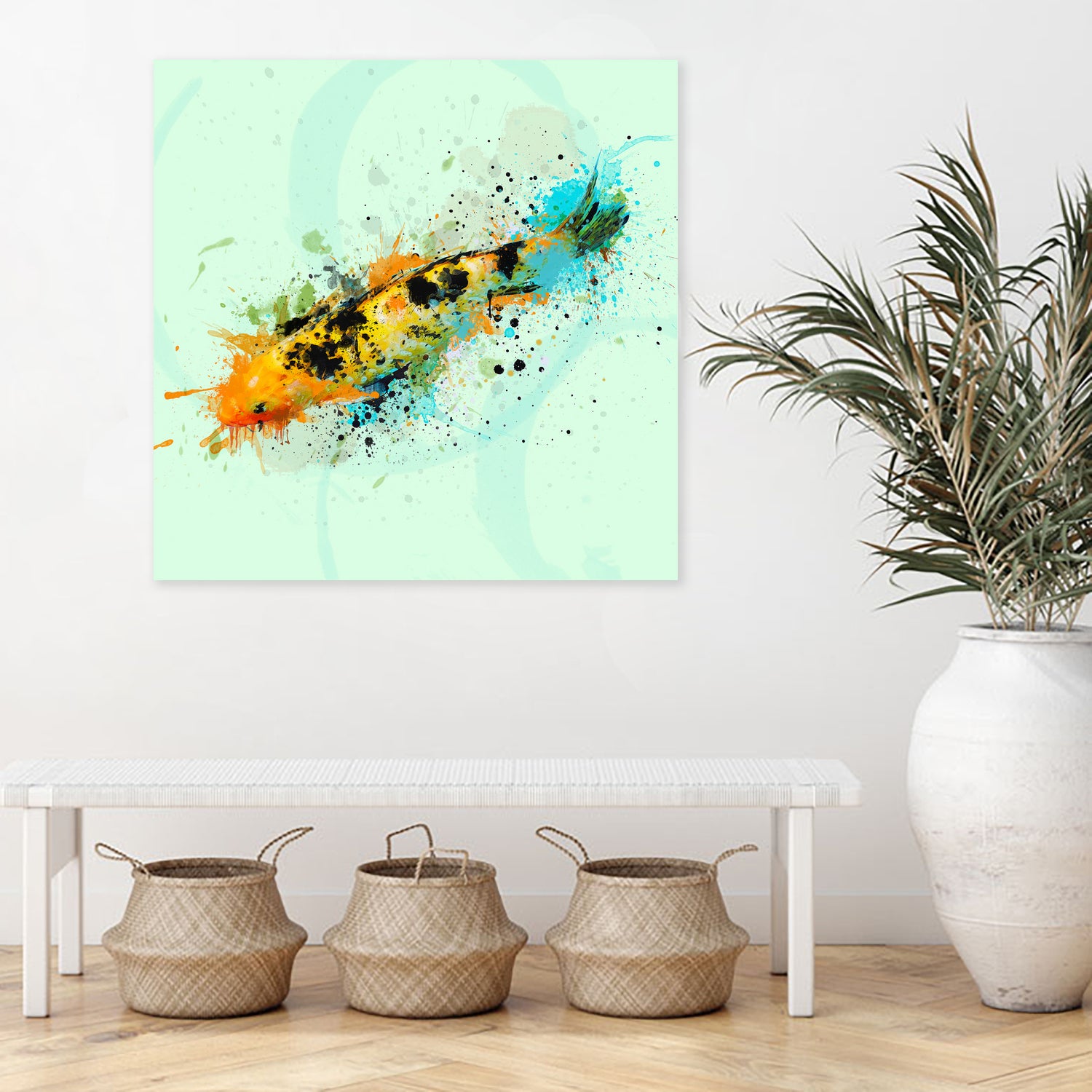 Carpa by Marcelo Simioni on GIANT ART - orange digital painting