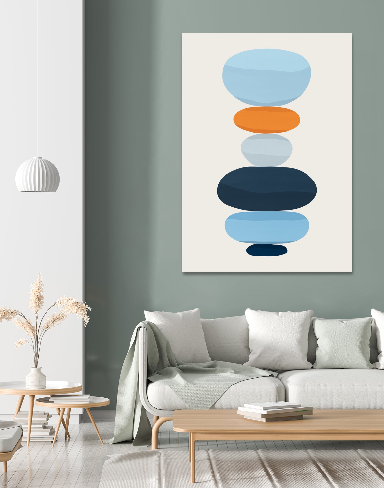 Abstraction A by Vitor Costa on GIANT ART - blue digital painting