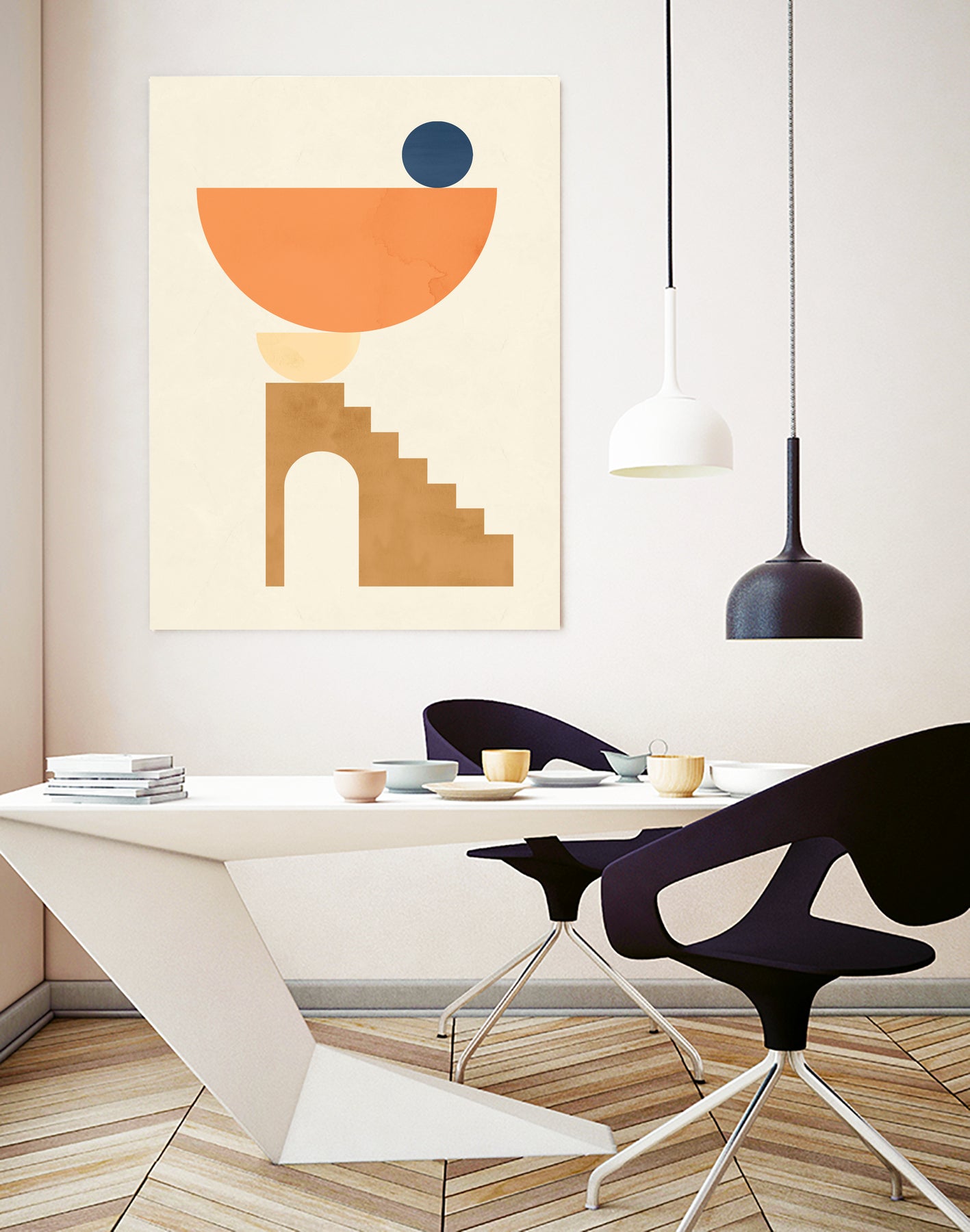 Geometry 10 by Vitor Costa on GIANT ART - brown digital painting