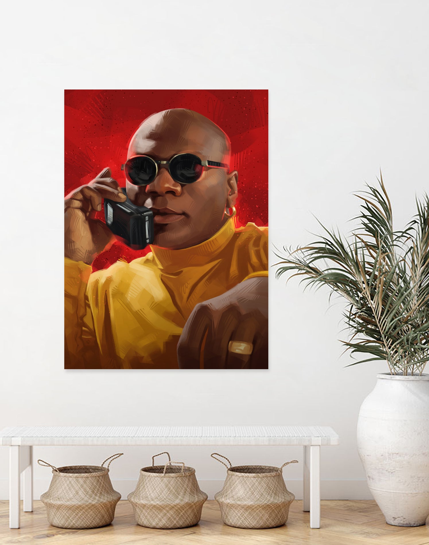 Marsellus Wallace Phone by Nikita Abakumov on GIANT ART - red digital painting