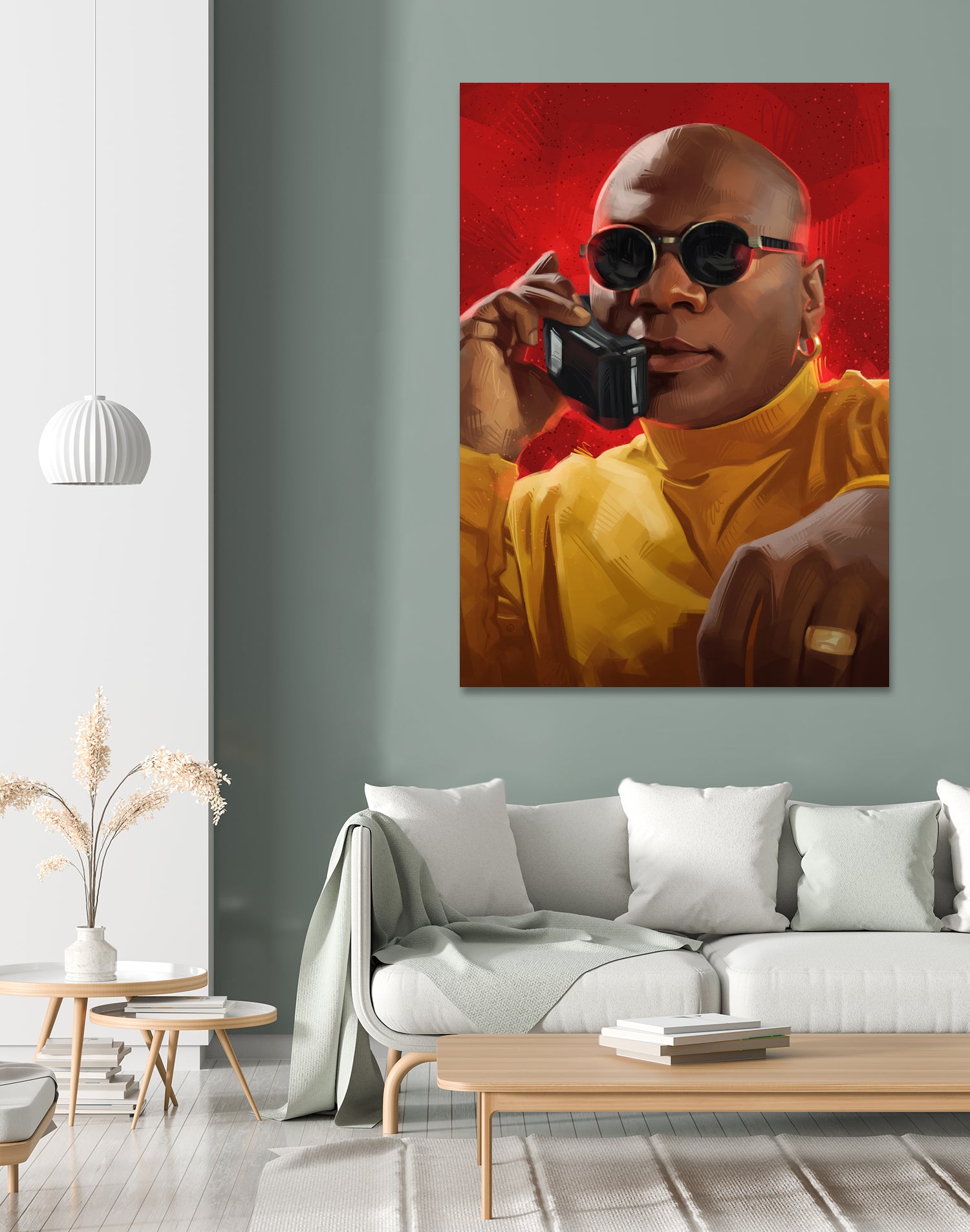 Marsellus Wallace Phone by Nikita Abakumov on GIANT ART - red digital painting