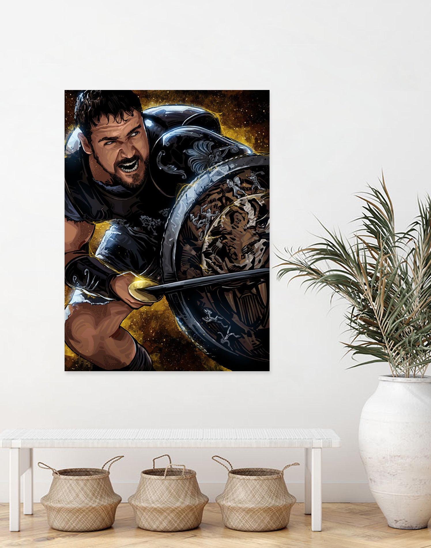 Gladiator by Nikita Abakumov on GIANT ART - brown digital painting