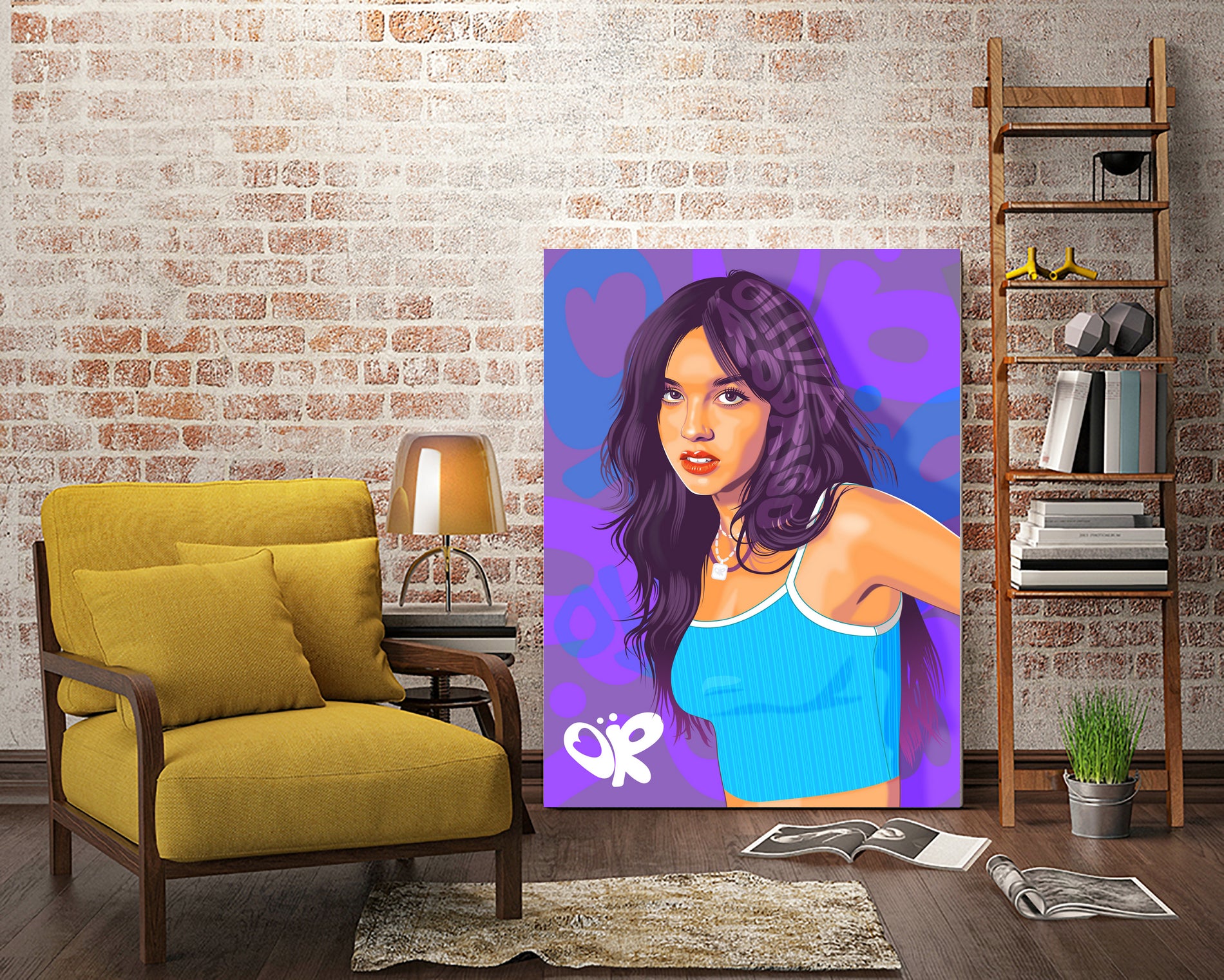 Olivia Rodrigo Fan Art Vector by Laksana Ardie on GIANT ART - fuchsia digital drawing