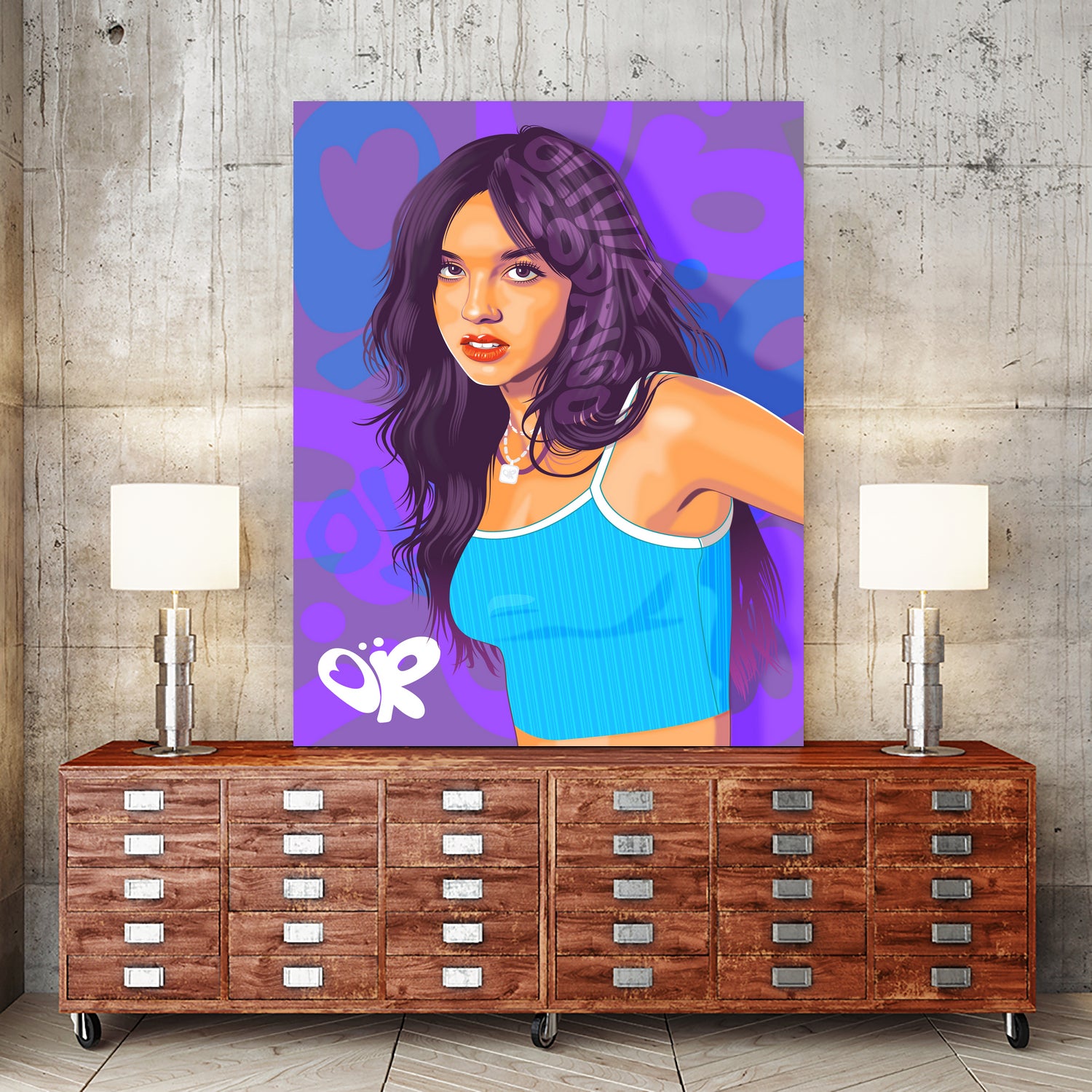 Olivia Rodrigo Fan Art Vector by Laksana Ardie on GIANT ART - fuchsia digital drawing