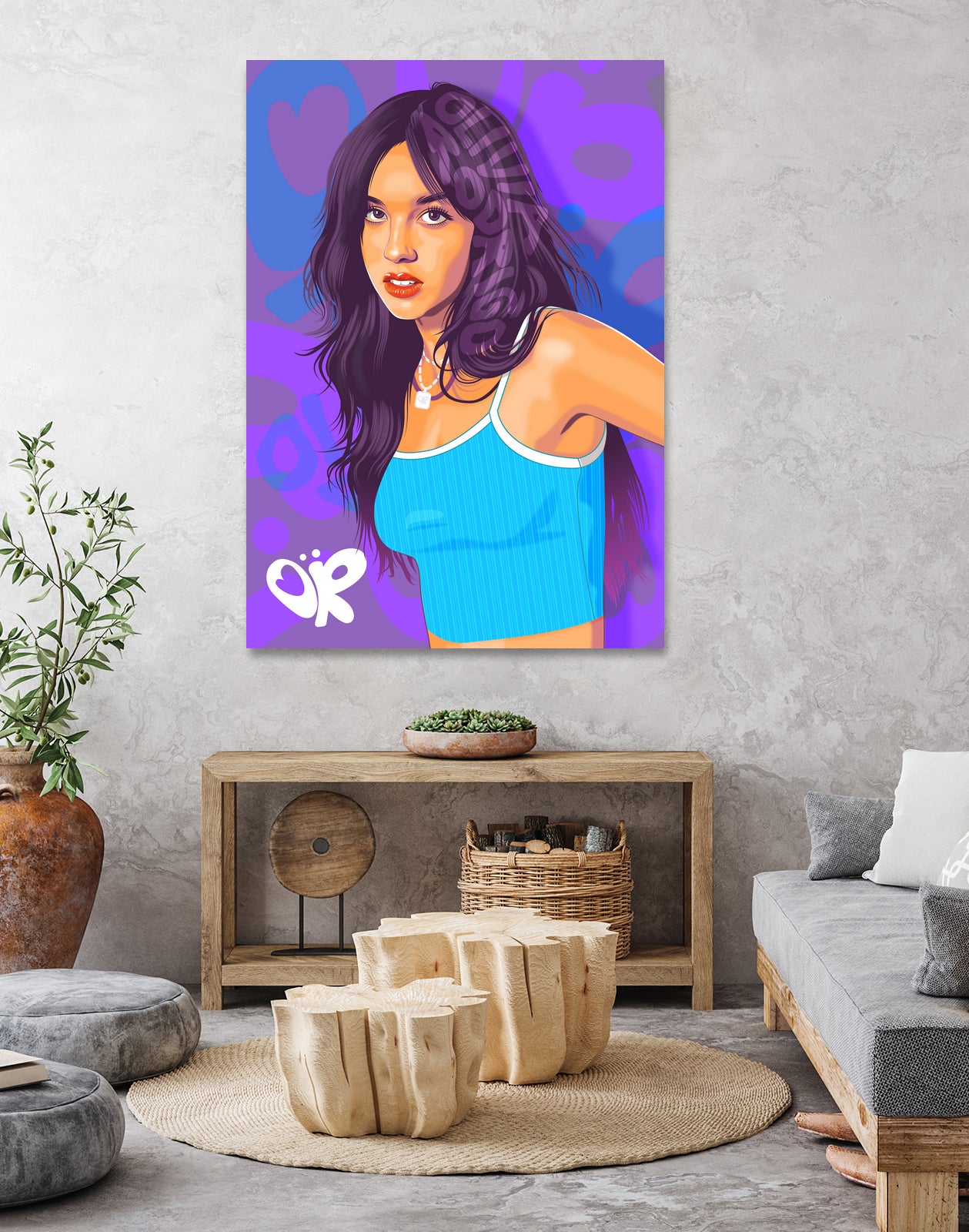 Olivia Rodrigo Fan Art Vector by Laksana Ardie on GIANT ART - fuchsia digital drawing