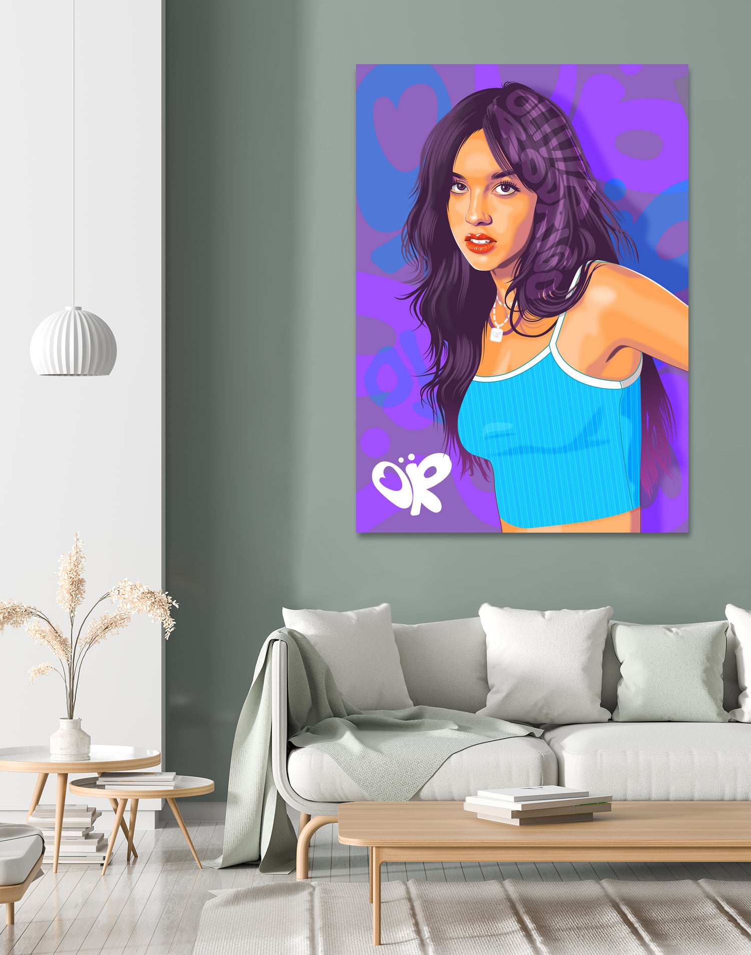 Olivia Rodrigo Fan Art Vector by Laksana Ardie on GIANT ART - fuchsia digital drawing