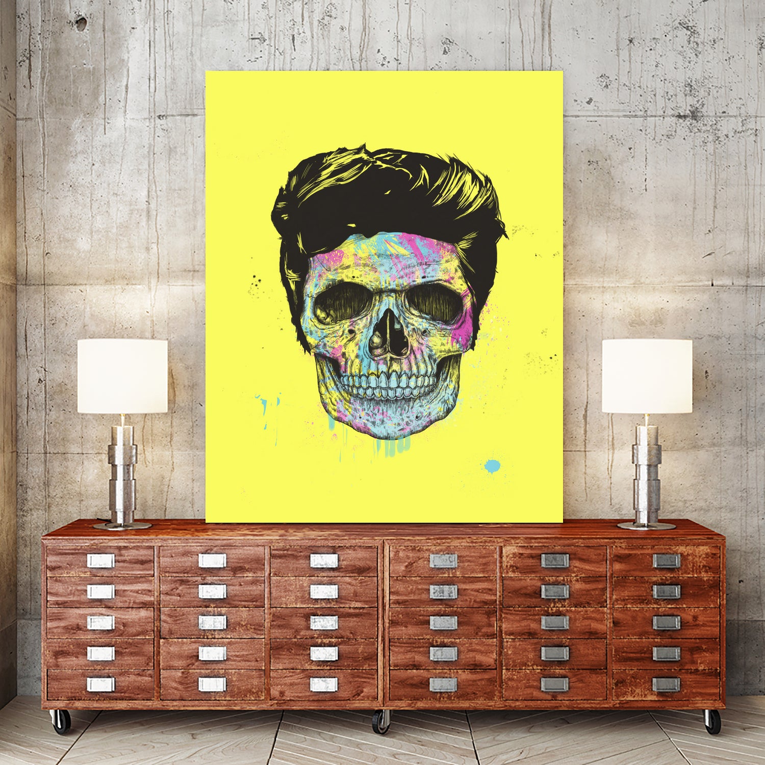 Color your death by Solti Balázs on GIANT ART - yellow digital painting