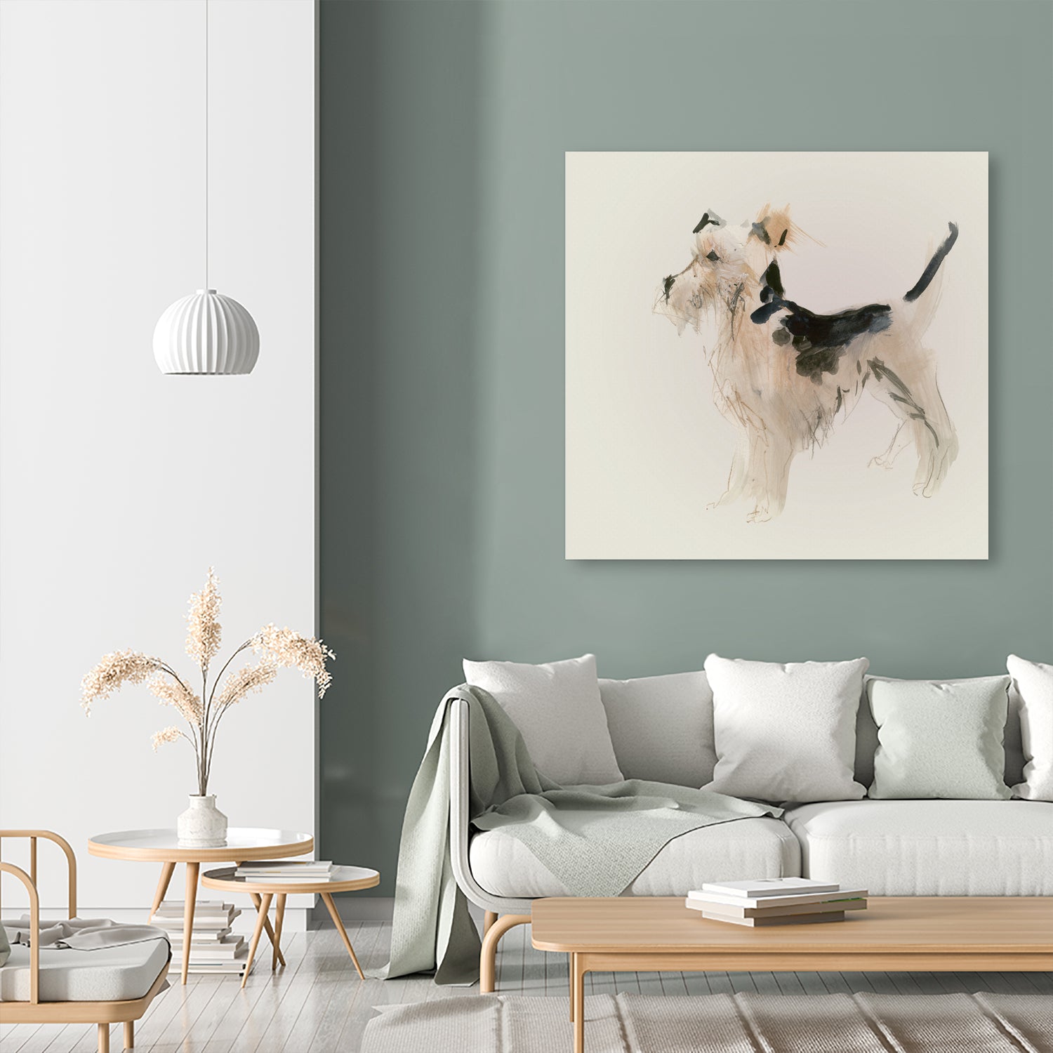 Vicki the Wire Foxy by Sara Ulrich on GIANT ART - brown mixed media