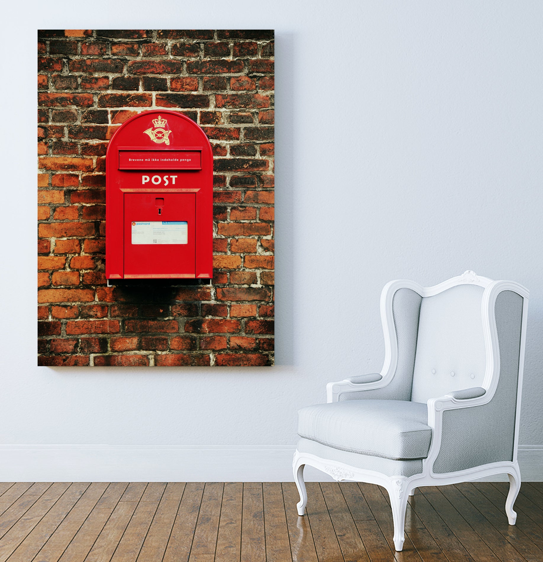 DANISH MAILBOX by Gaël Favari on GIANT ART - red photo illustration