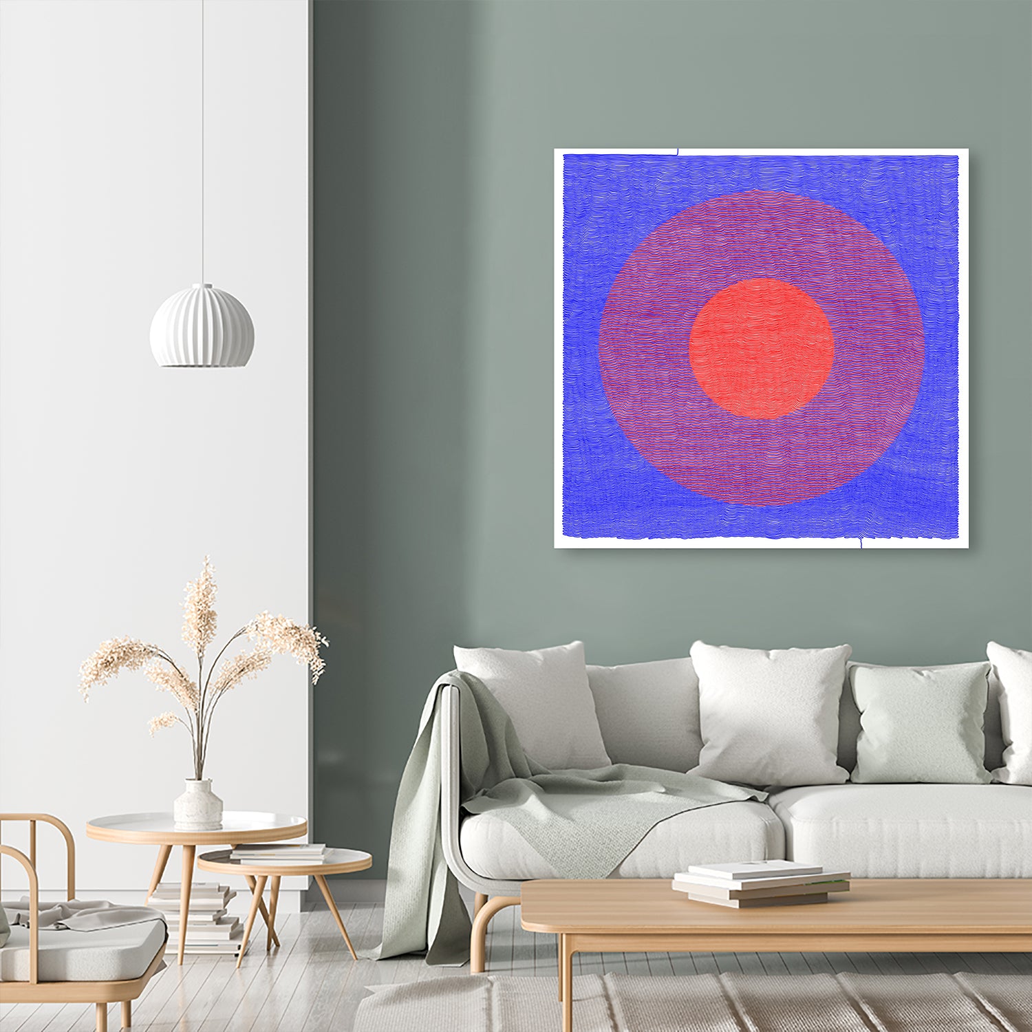 Bifurcated Space by Victor Fitzsimons on GIANT ART - blue digital painting