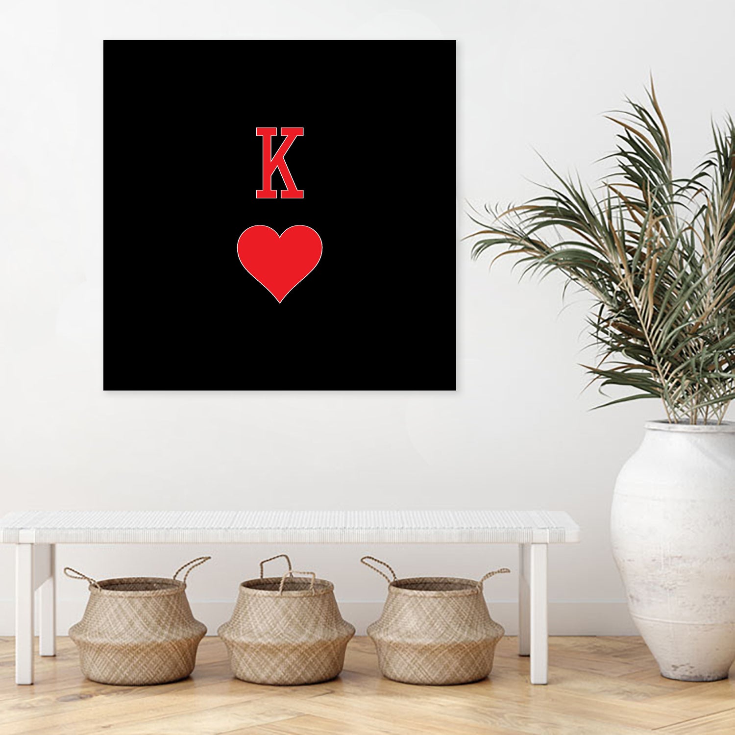 KING OF HEARTS by Alexander Tonetti on GIANT ART - red digital drawing