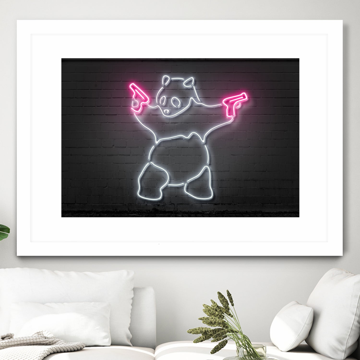 Panda by Octavian Mihai Mielu on GIANT ART - white 3d art