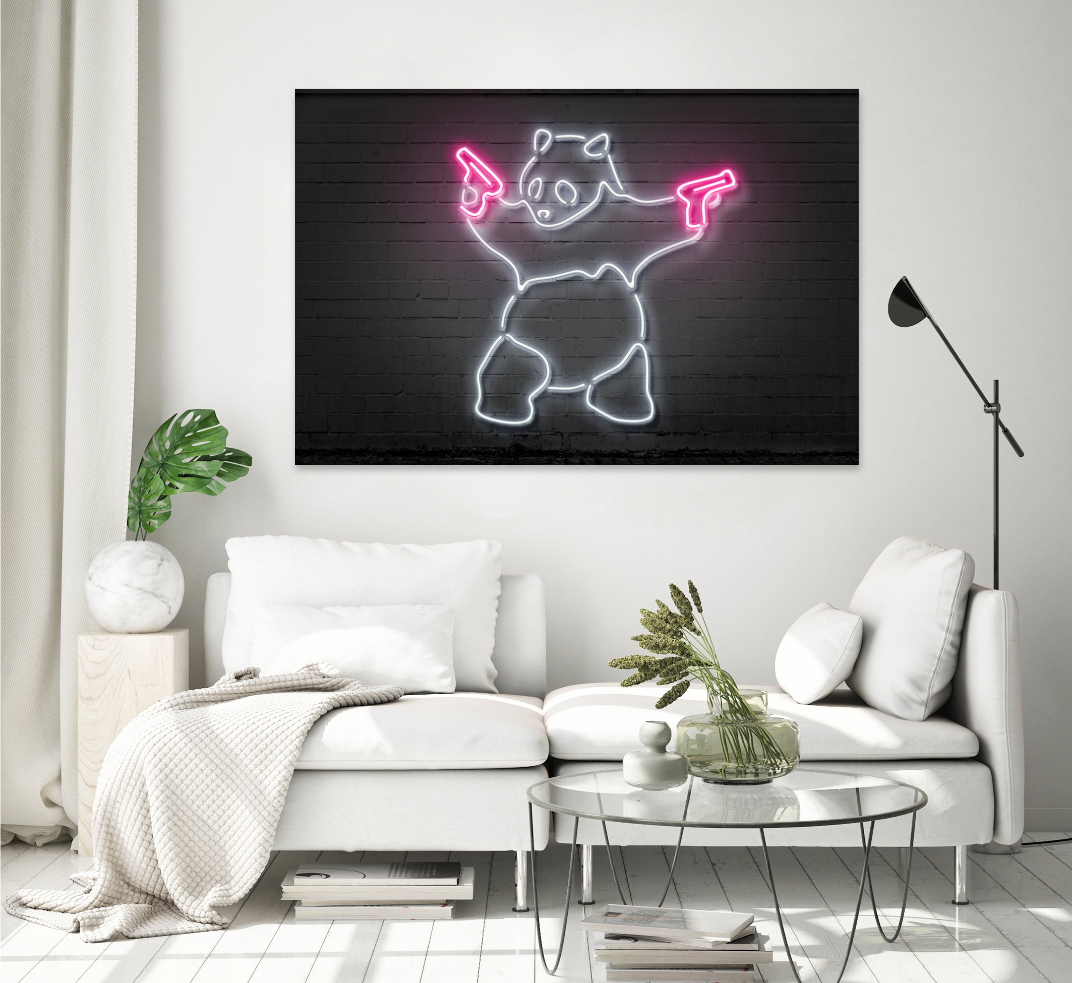 Panda by Octavian Mihai Mielu on GIANT ART - white 3d art