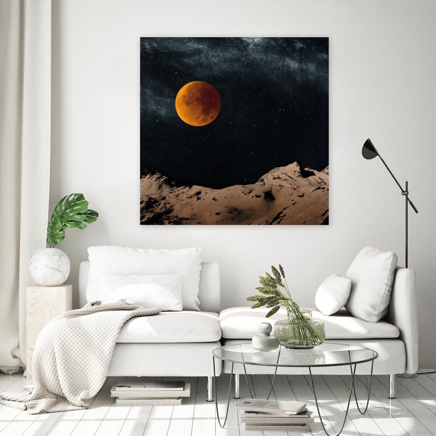 Bloodmoon Fantasy by Dirk Wüstenhagen on GIANT ART - blue photo manipulation