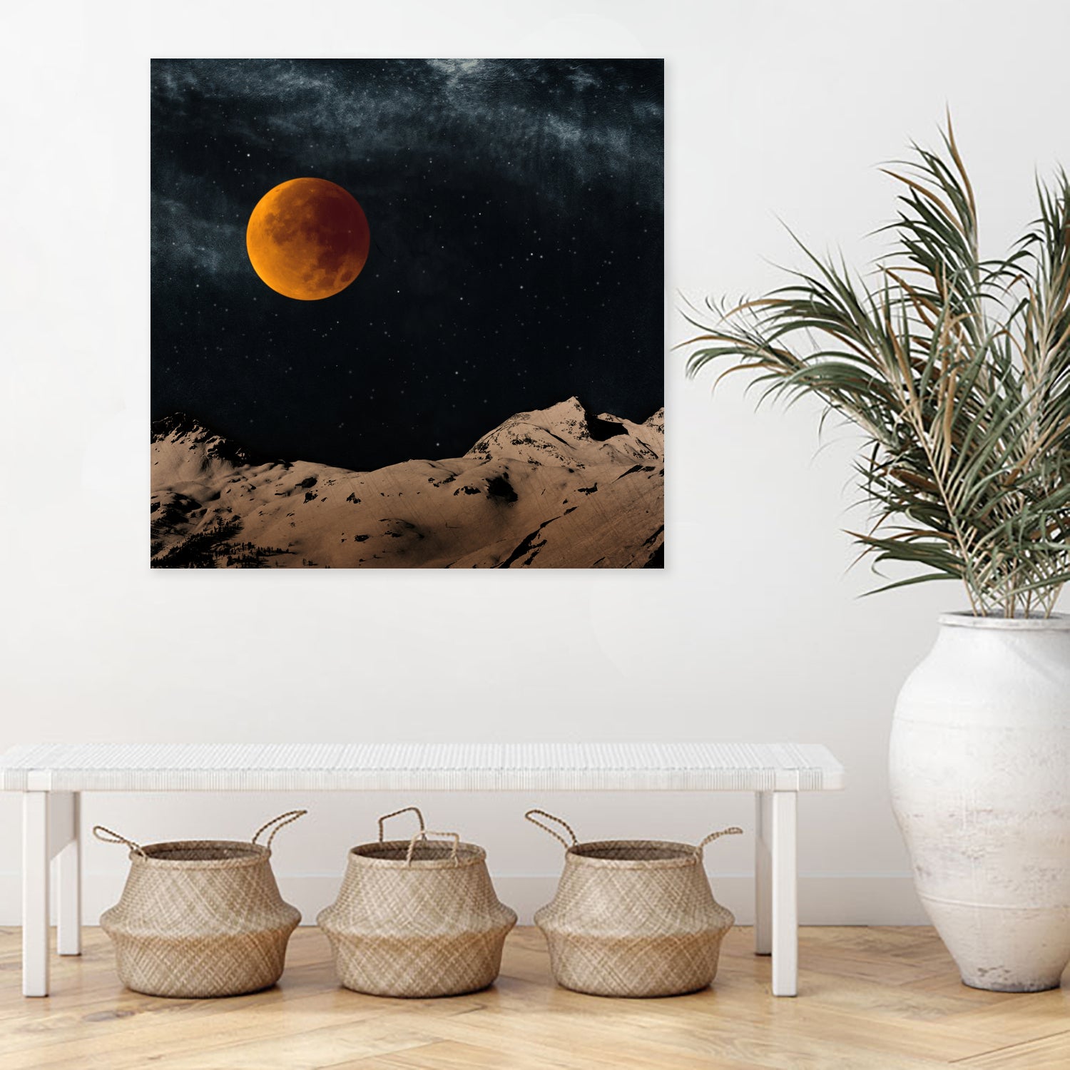 Bloodmoon Fantasy by Dirk Wüstenhagen on GIANT ART - blue photo manipulation