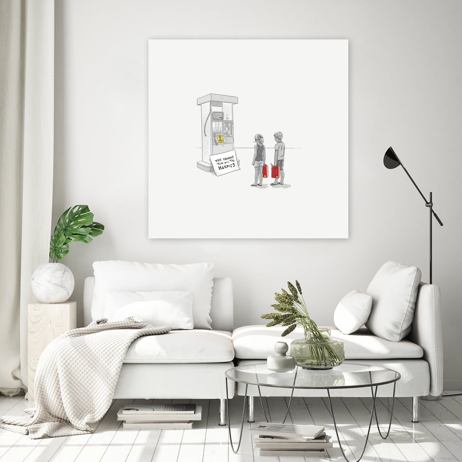 Subterranean Homesick Blues by Jason Ratliff on GIANT ART - white digital painting