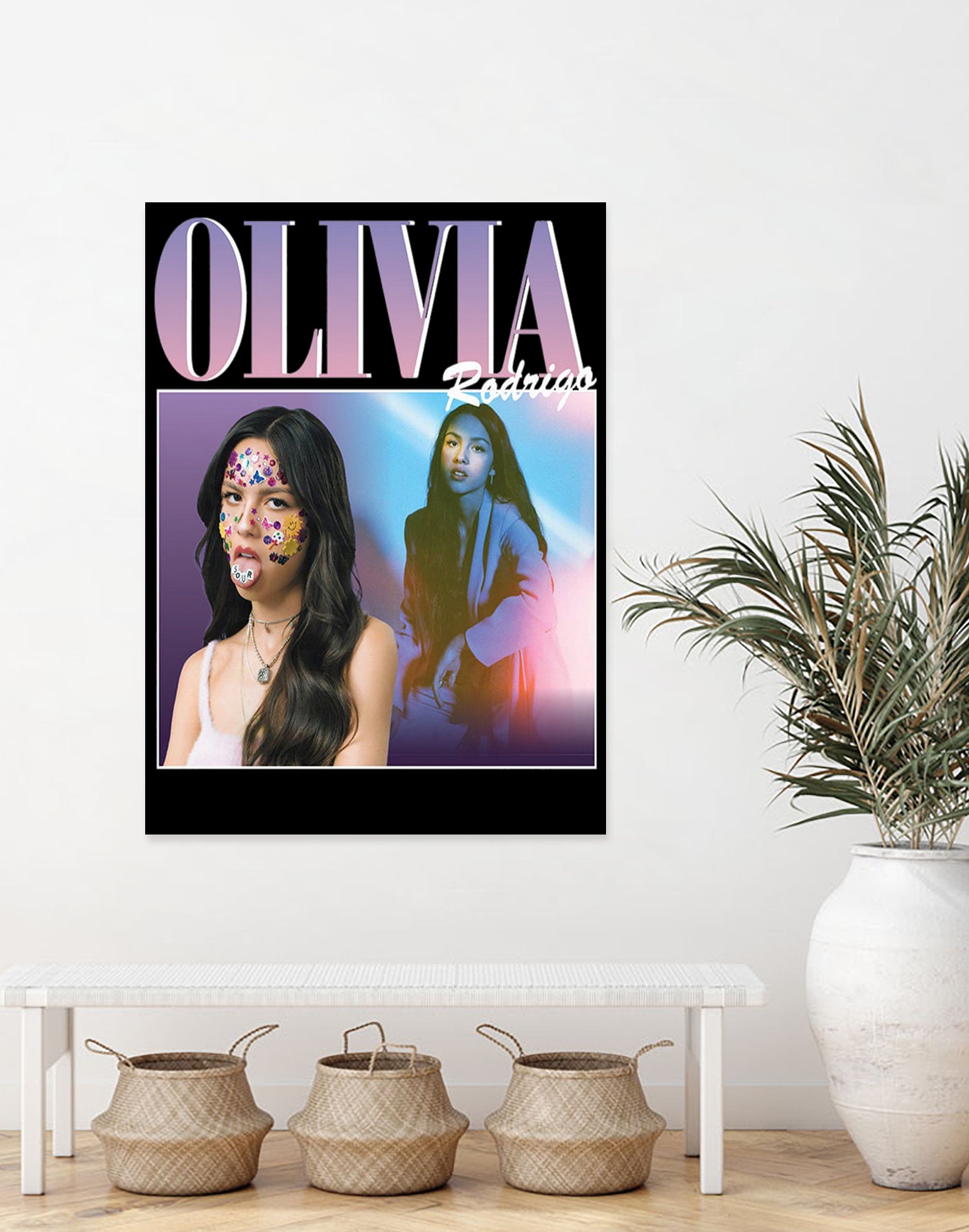 Olivia Rodrigo 90s Vintage by Nguyet Nguyen Thi Bich on GIANT ART - black digital painting