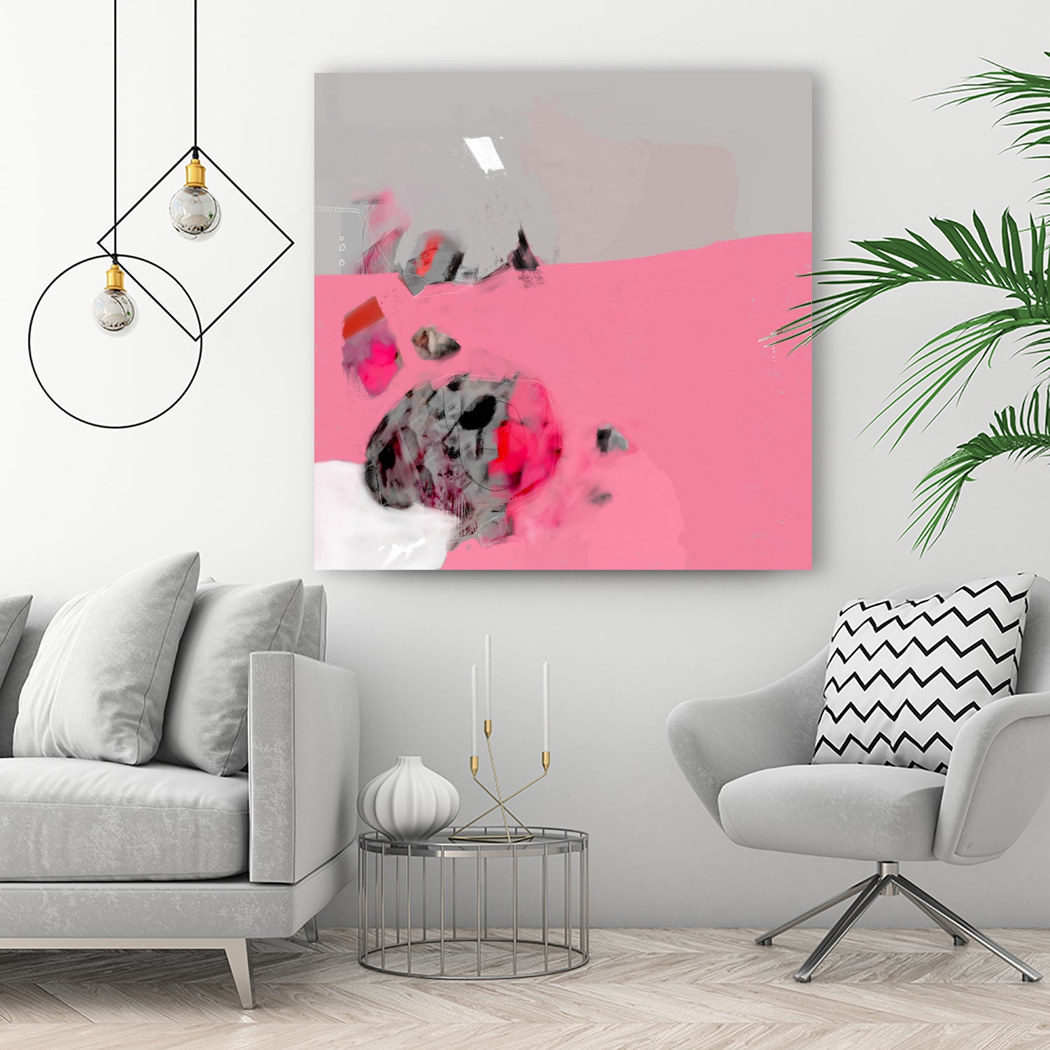 Volonté, by Octal Pixel on GIANT ART - pink digital painting