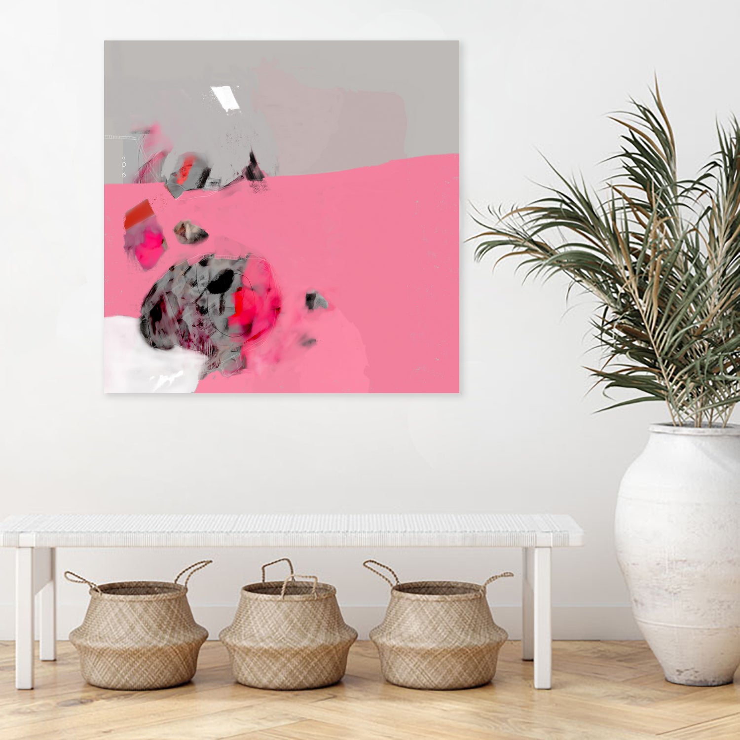 Volonté, by Octal Pixel on GIANT ART - pink digital painting