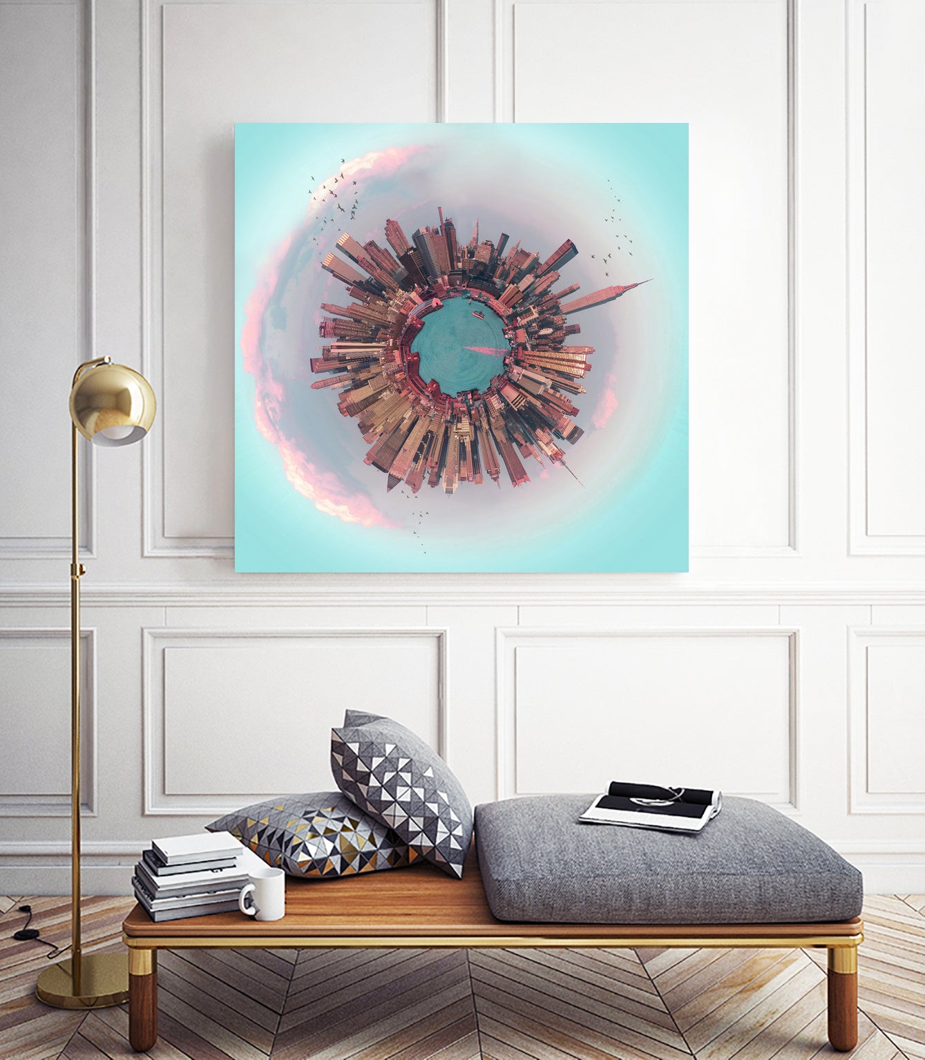 New York City mini world by Vin Zzep on GIANT ART - white photo illustration