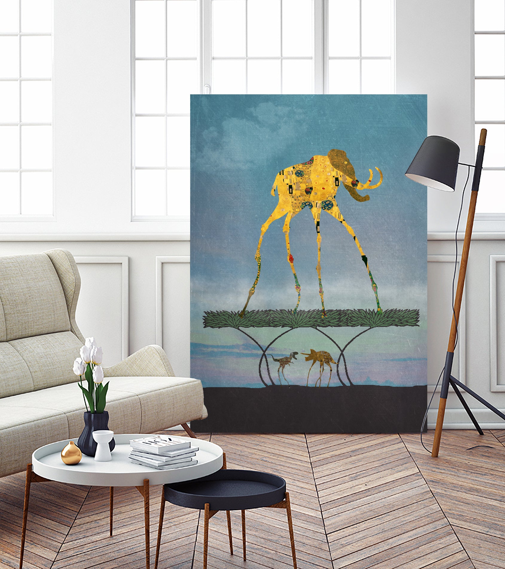 Dalimt Prehistoric Fantasy by Belle Flores on GIANT ART - mixed media