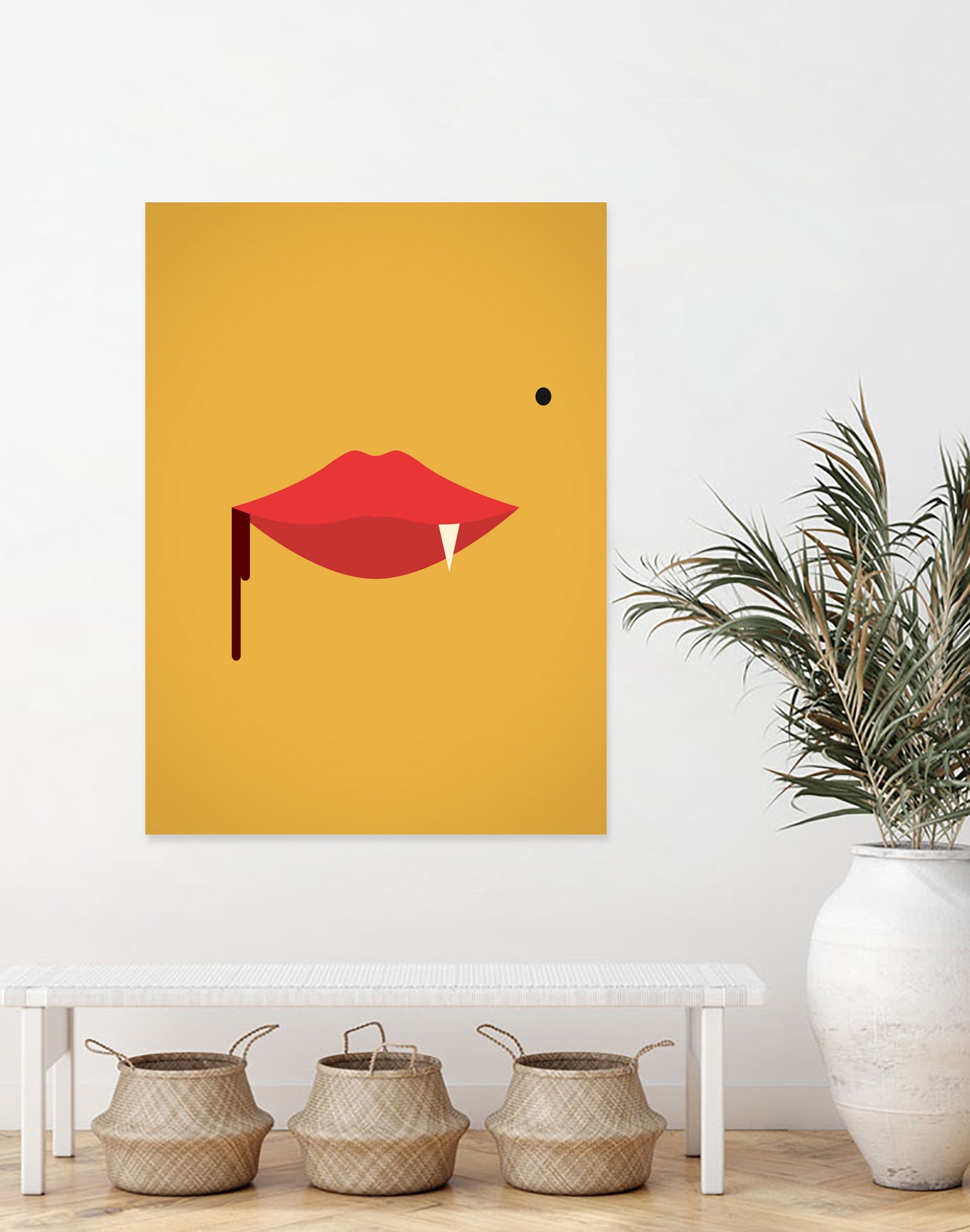 Monroe The Vampire by Filip Škundrić on GIANT ART - red vector illustration