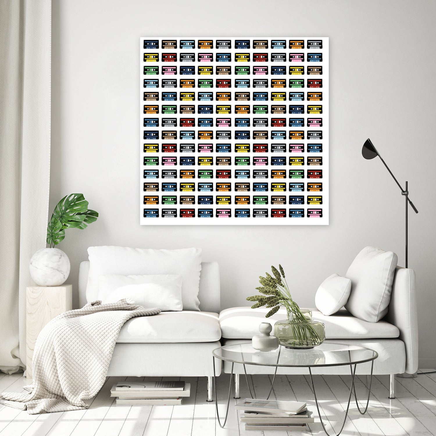 140 Rainbow Tapes by Emeline Tate-Robertson on GIANT ART - blue digital painting