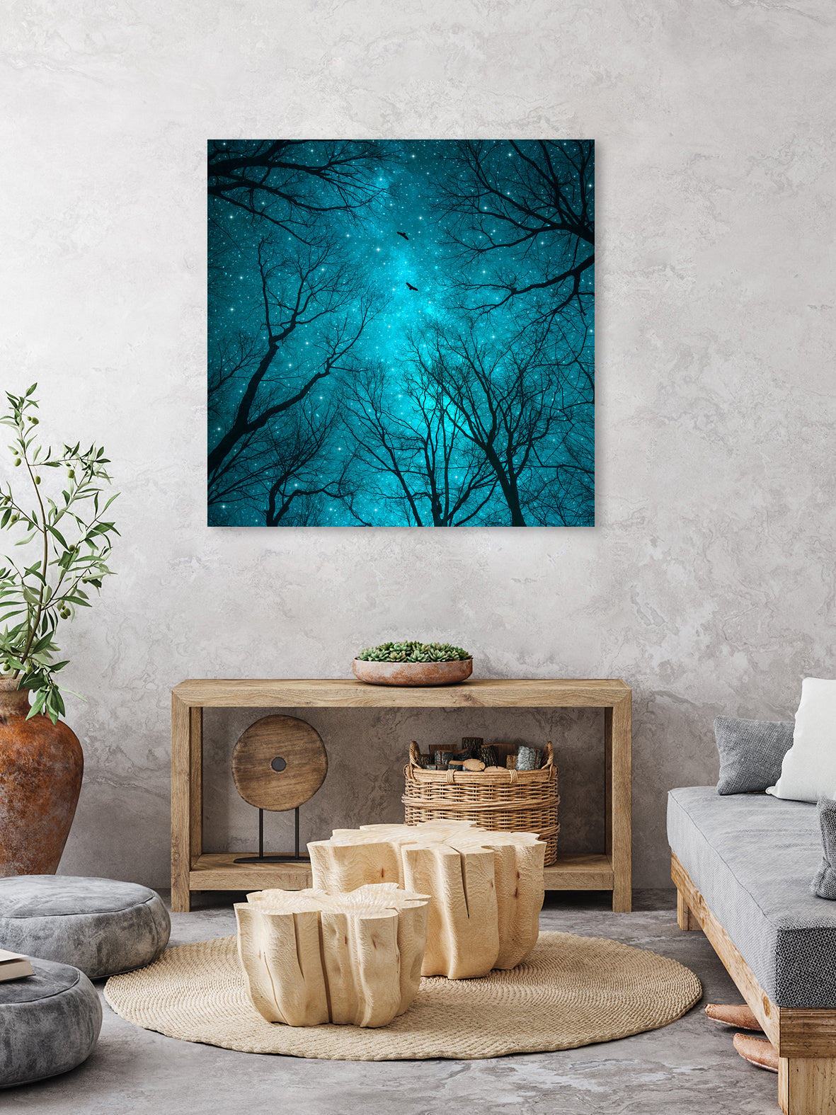 Stars Can't Shine Without Darkness by Soaring Anchor on GIANT ART - blue photo manipulation