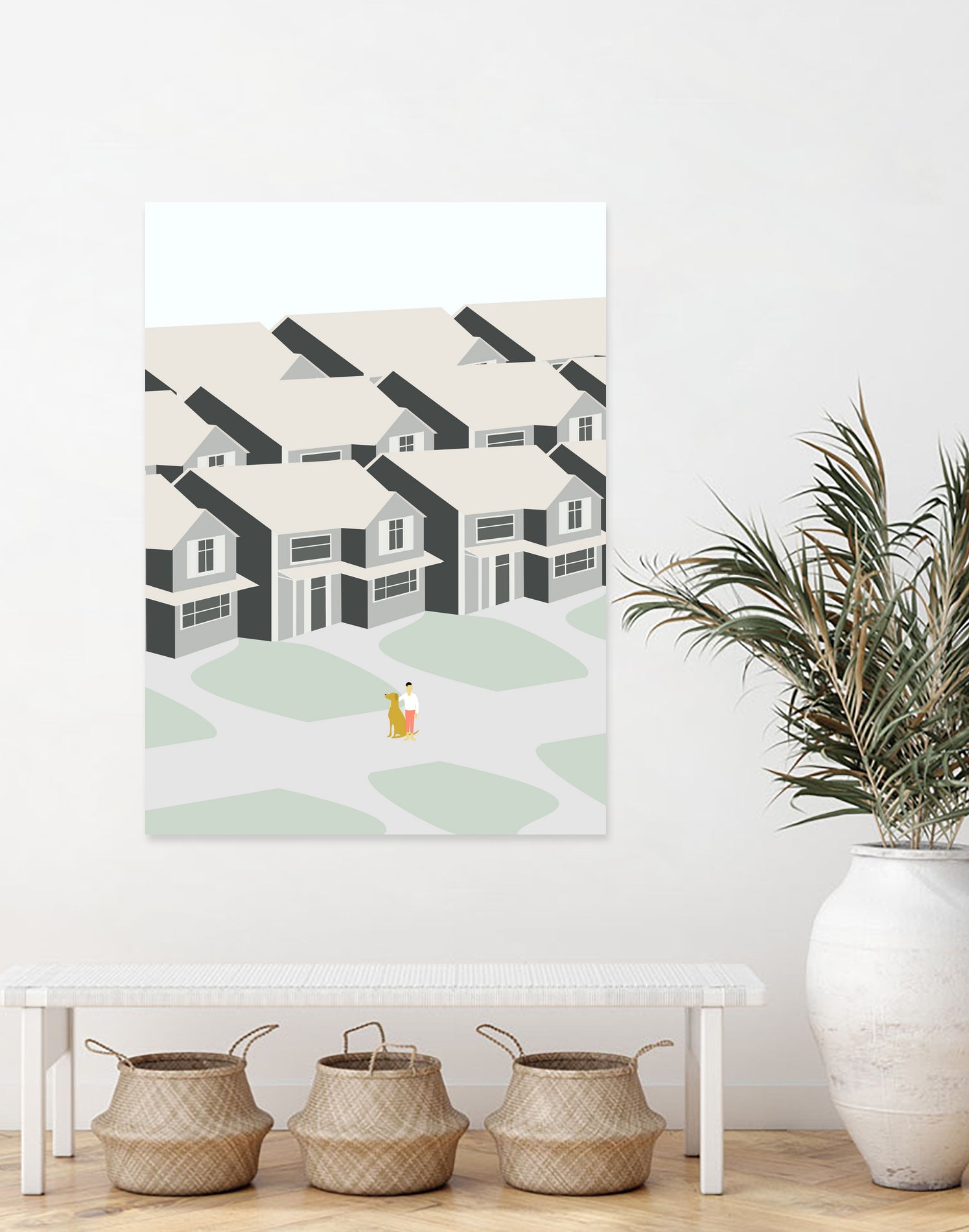 FORSTAD by Swen Swensøn on GIANT ART - white digital painting