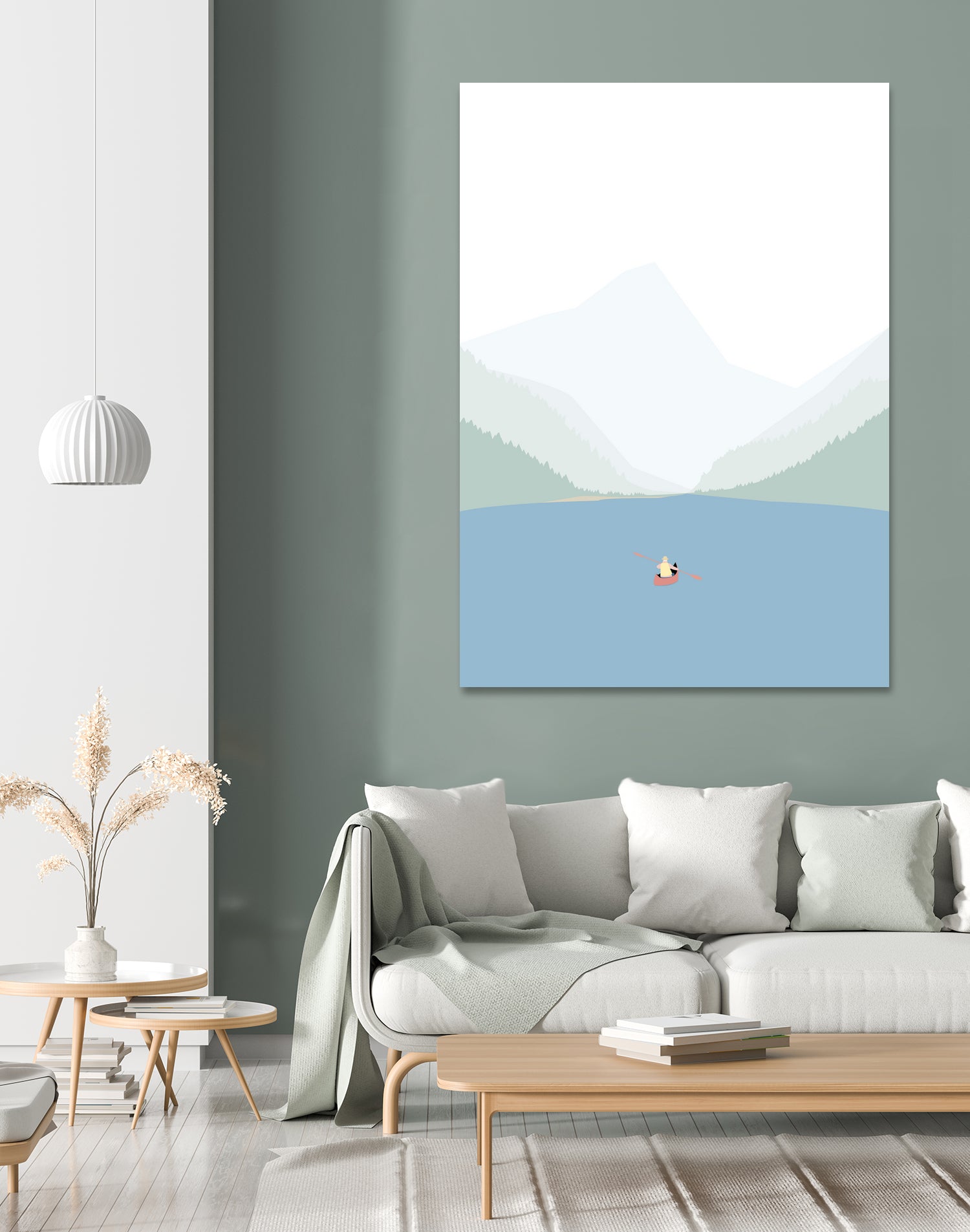 KANO SEJLADS by Swen Swensøn on GIANT ART - blue digital painting