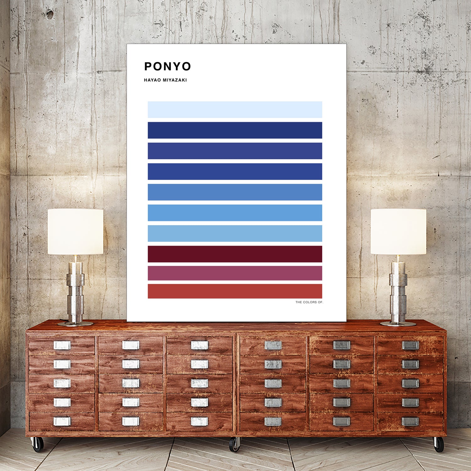 The Colors of Ponyo by Hyo Kim on GIANT ART - blue digital painting