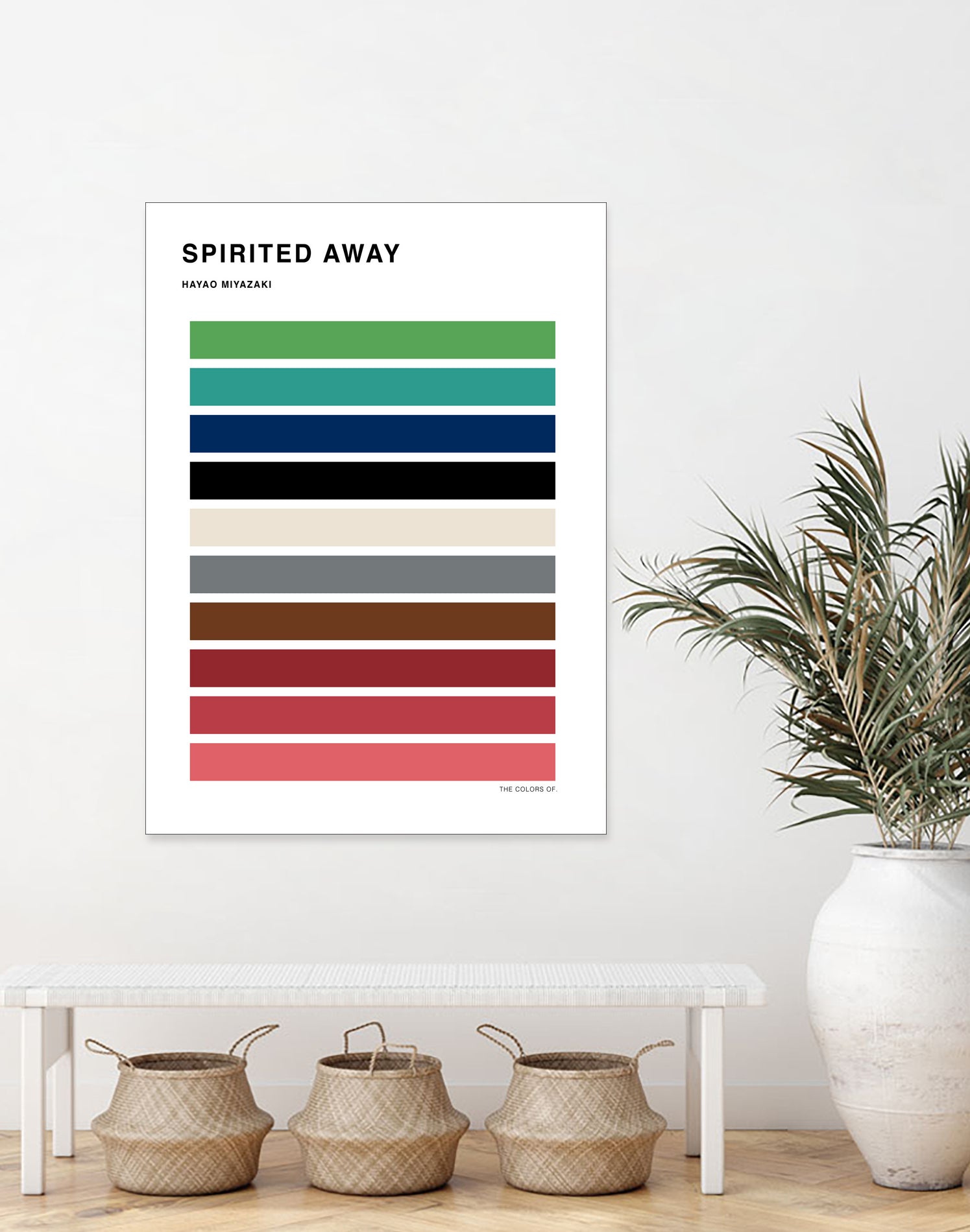 The Colors of Spirited Away by Hyo Kim on GIANT ART - black digital drawing