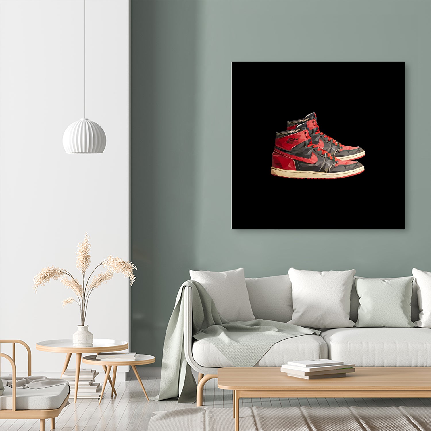 Sneaker hype beast air jordan 1 retro by M Maisur Amin on GIANT ART - black vector illustration