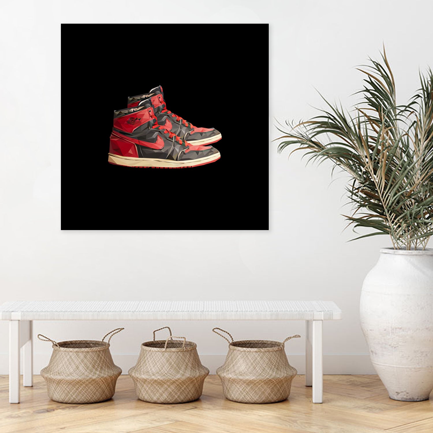 Sneaker hype beast air jordan 1 retro by M Maisur Amin on GIANT ART - black vector illustration