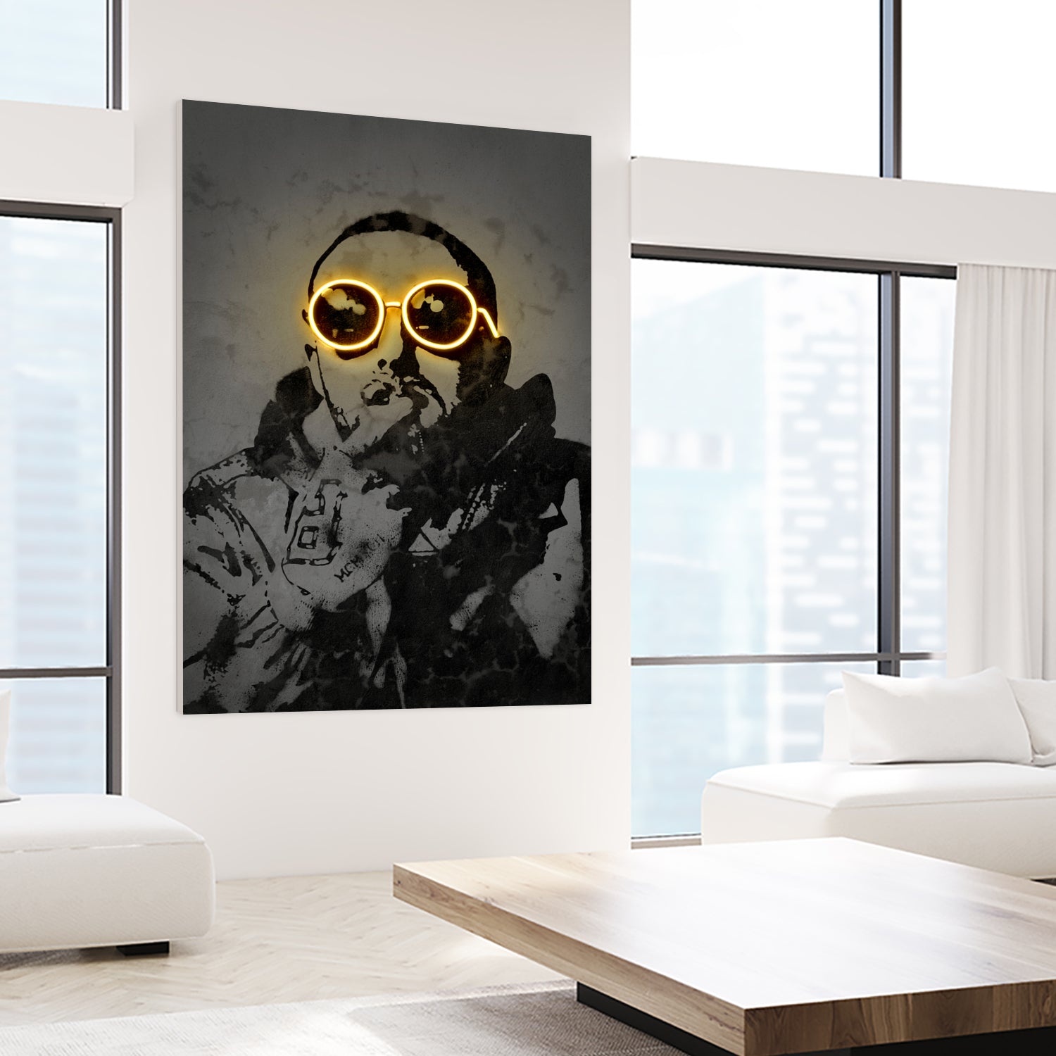 Mac Miller by Octavian Mihai Mielu on GIANT ART - yellow digital drawing