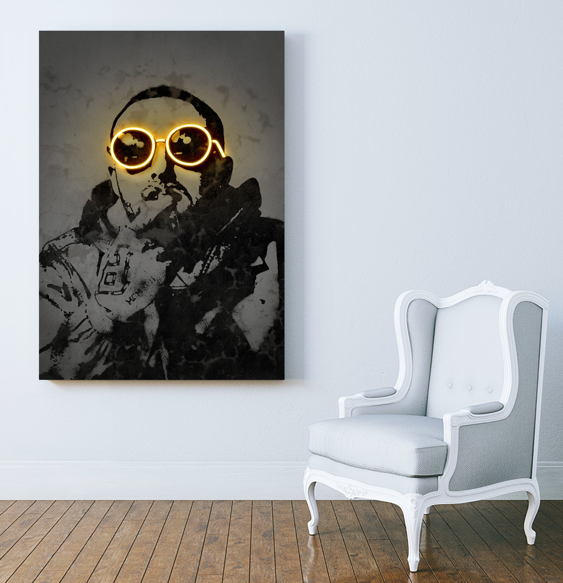 Mac Miller by Octavian Mihai Mielu on GIANT ART - yellow digital drawing