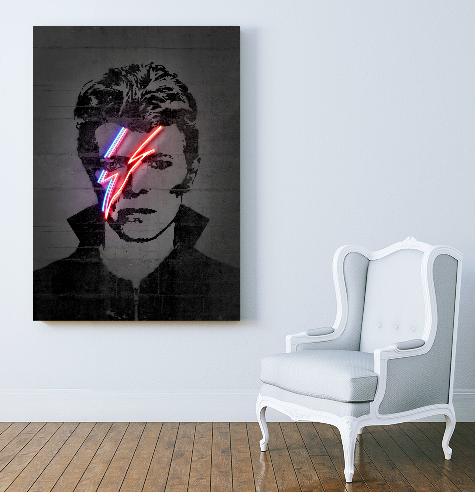 Bowie by Octavian Mihai Mielu on GIANT ART - red digital drawing