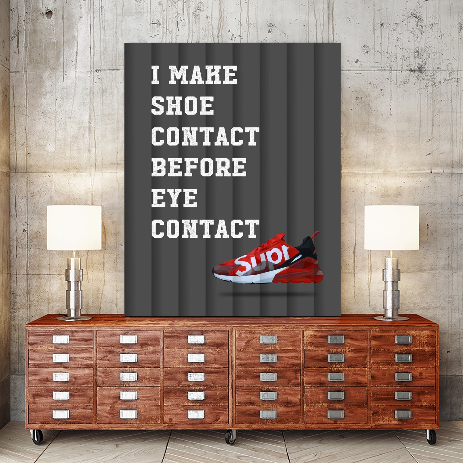 sneakers quotes by M Maisur Amin on GIANT ART - black typography