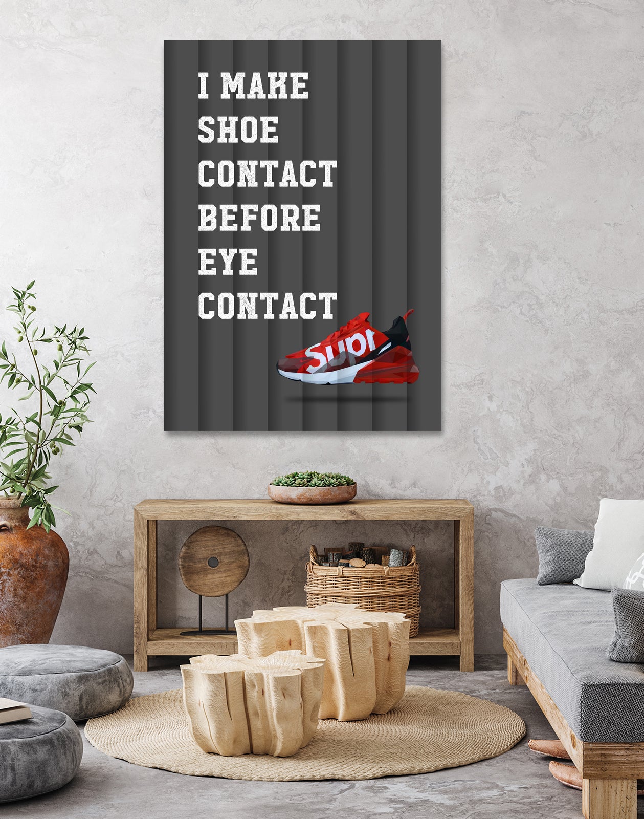 sneakers quotes by M Maisur Amin on GIANT ART - black typography