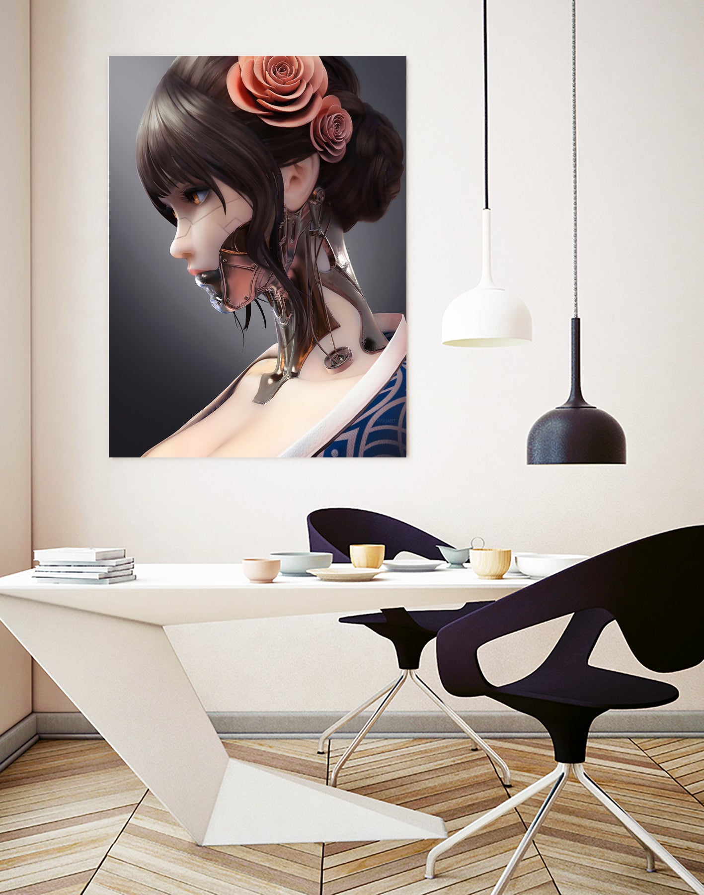 Mechanica by Yi Ou on GIANT ART - orange digital painting