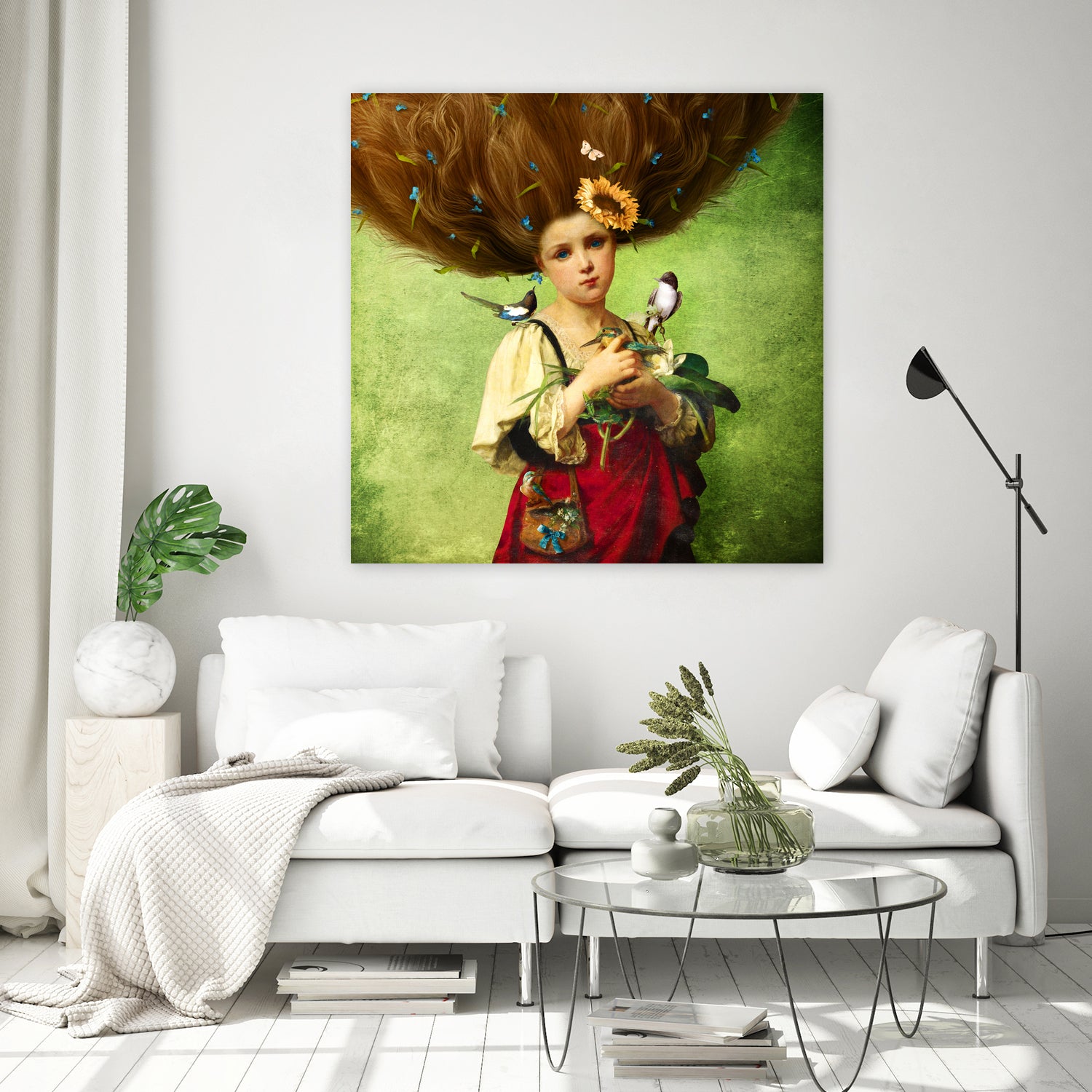 Warm Embrace by Diogo Veríssimo on GIANT ART - green photo manipulation