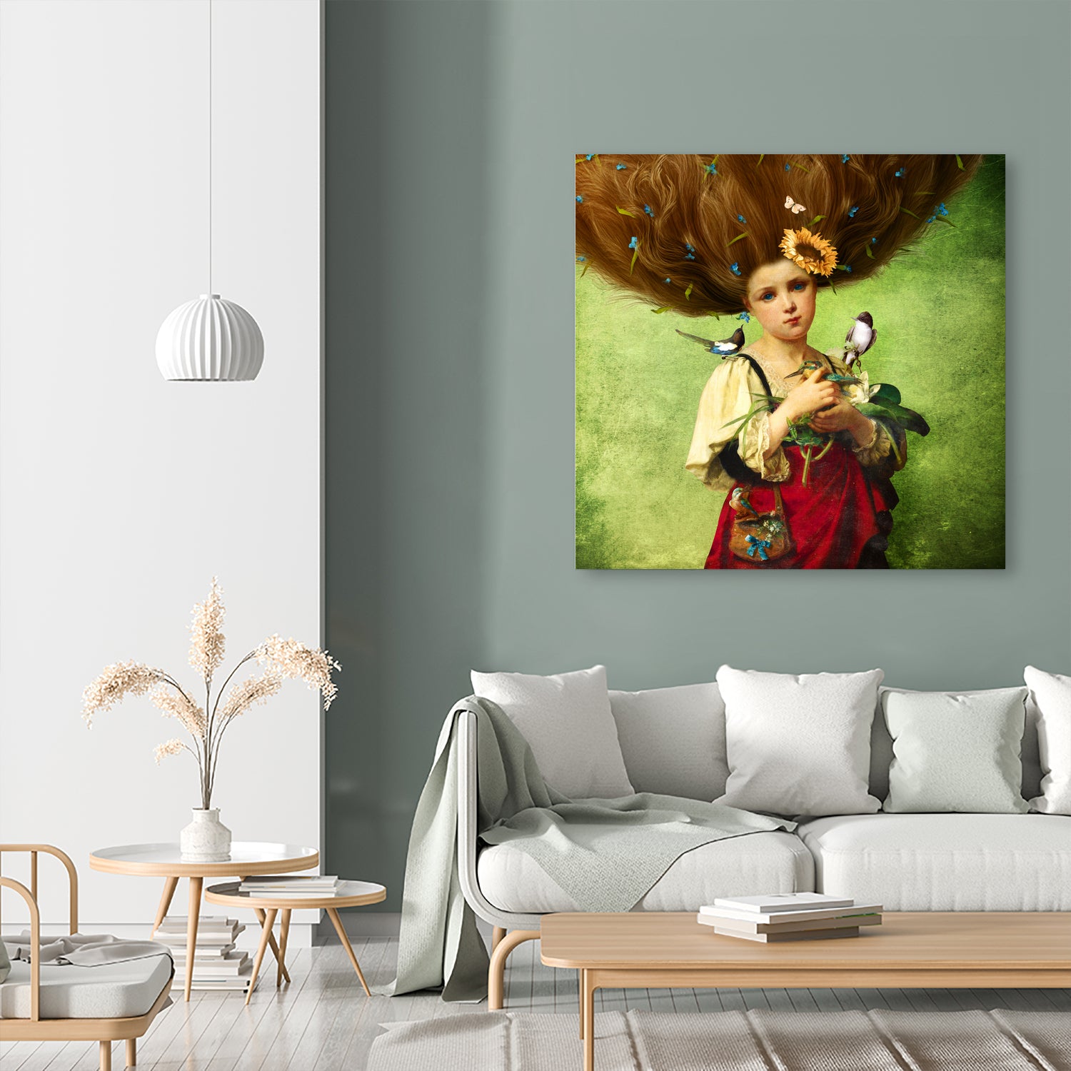 Warm Embrace by Diogo Veríssimo on GIANT ART - green photo manipulation