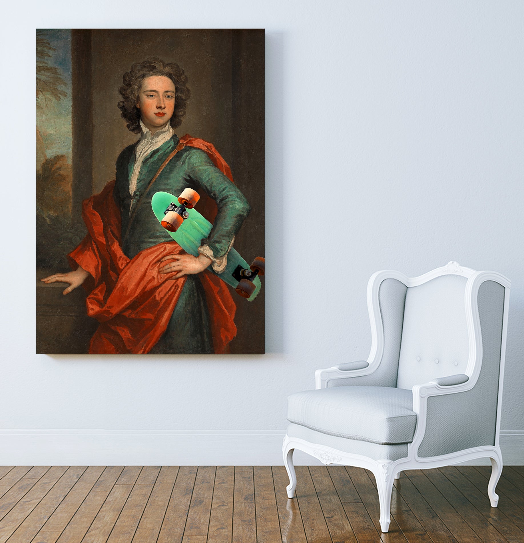 Lord Of The Boards by Jonas Loose on GIANT ART - green digital painting