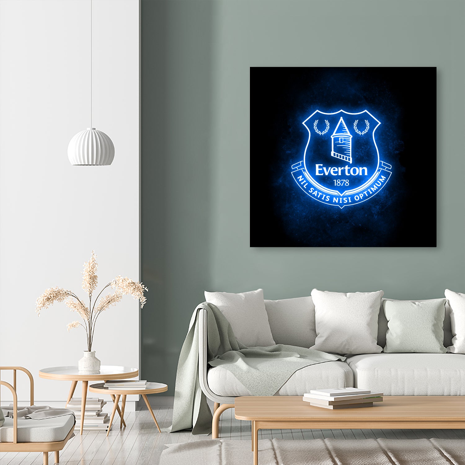 Neon Everton by Imam Safi'i on GIANT ART - black photo illustration