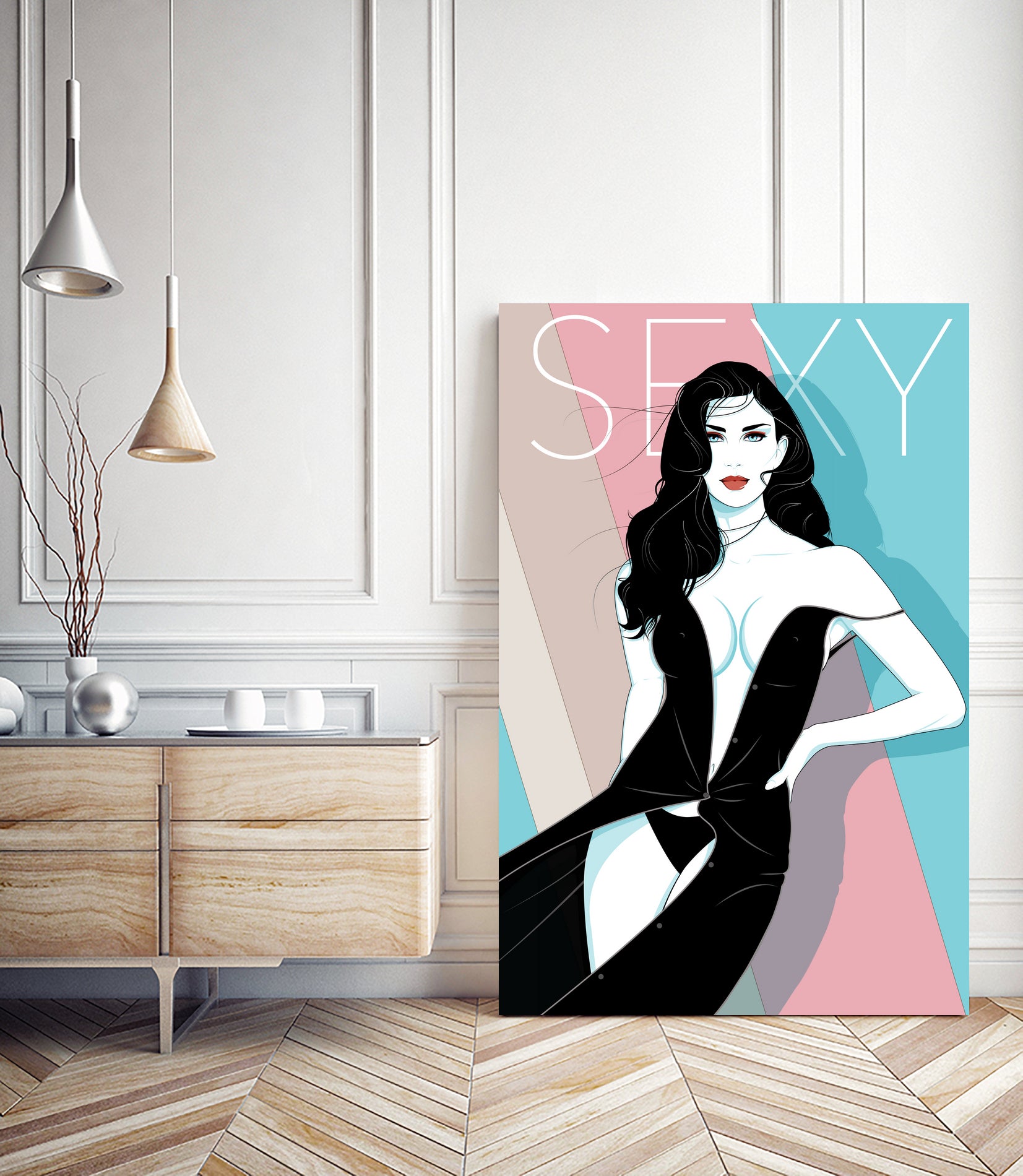 SEXY by Ron Santiano on GIANT ART - black digital drawing