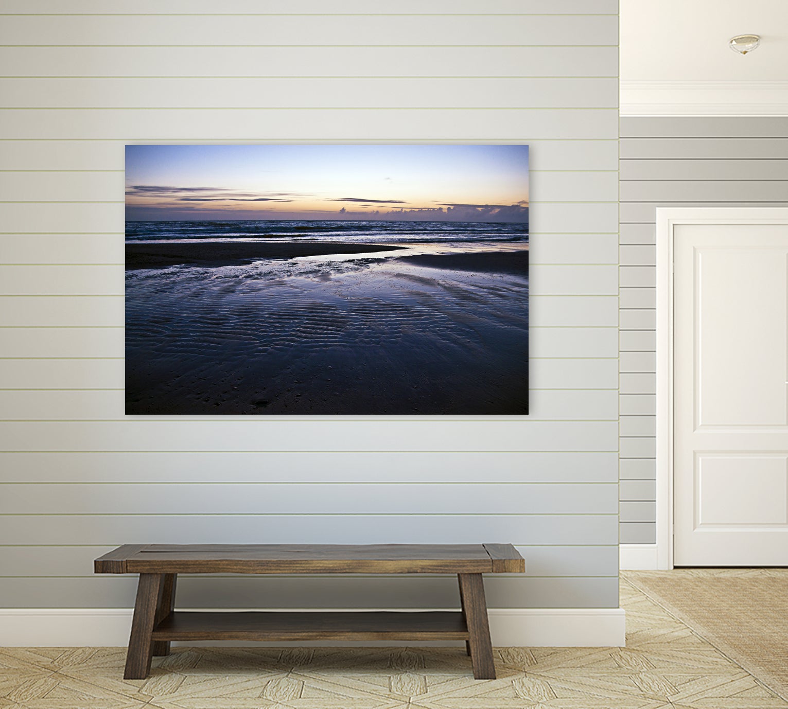 Blue Silence of the Sea by SILVIA WISCHEROPP on GIANT ART - blue photo illustration