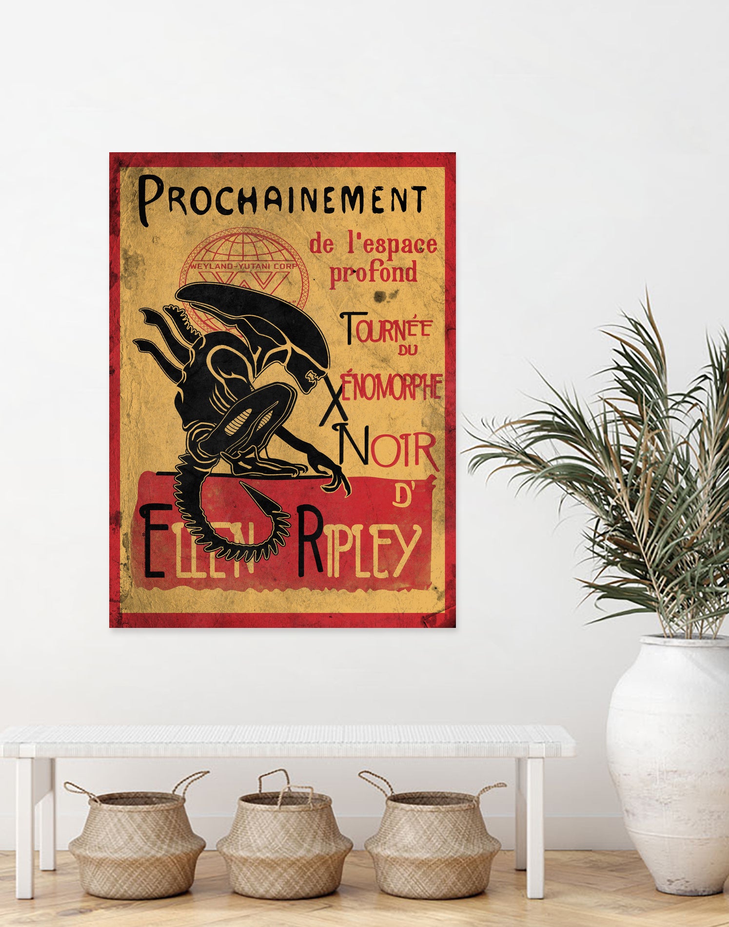 Tournee du Xenomorphe Noir by Pedro Baschwitz Zaragoza on GIANT ART - black digital drawing