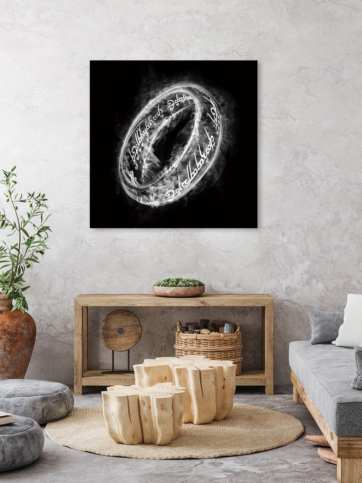 Smoky Ring by bruno clasca on GIANT ART - black digital drawing